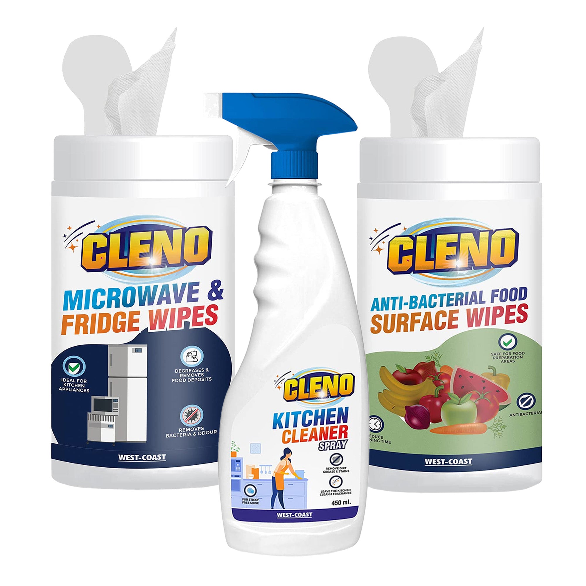 Cleno cleaner combo - effective kitchen hygiene