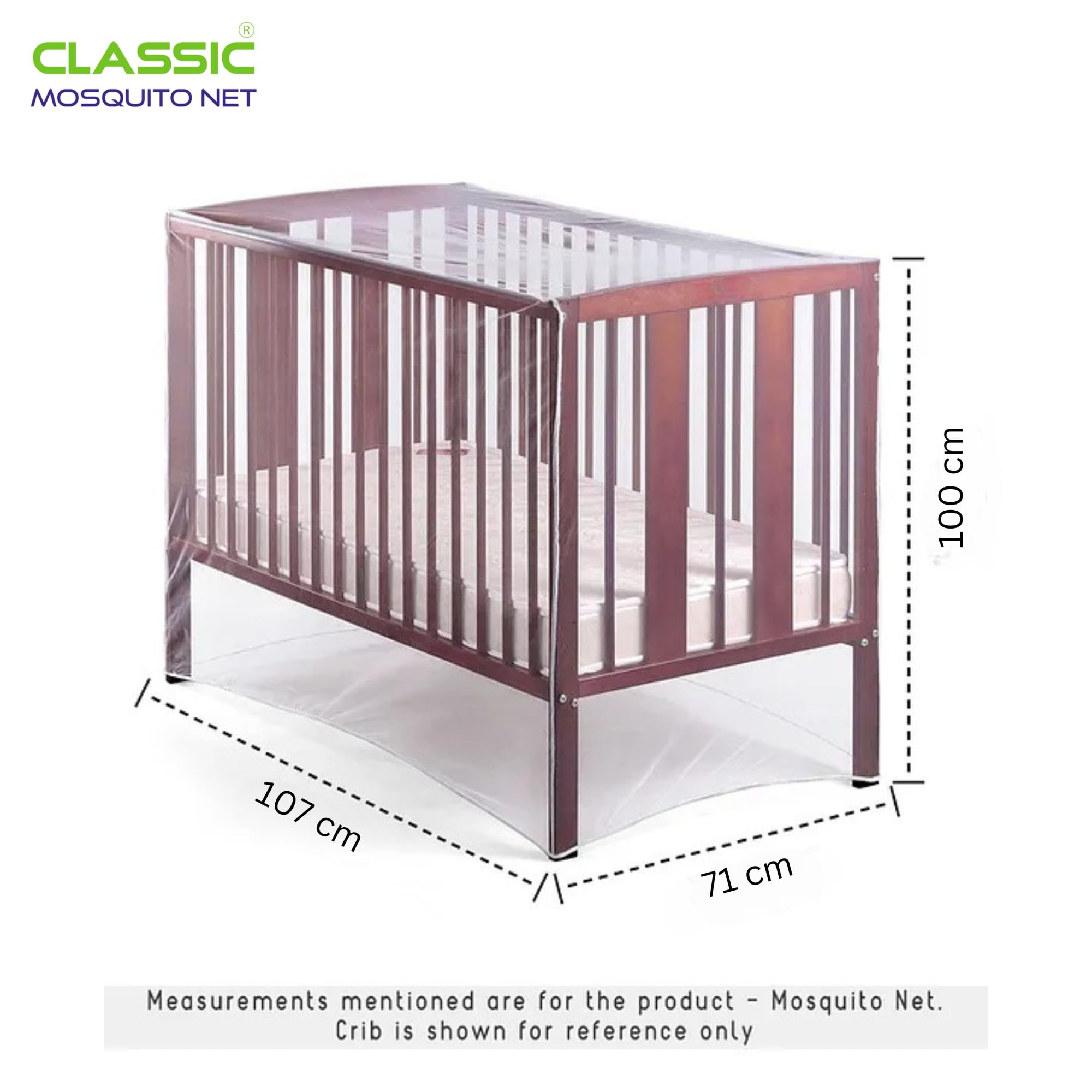 Classic Mosquito Net - Breathable mesh for baby safety