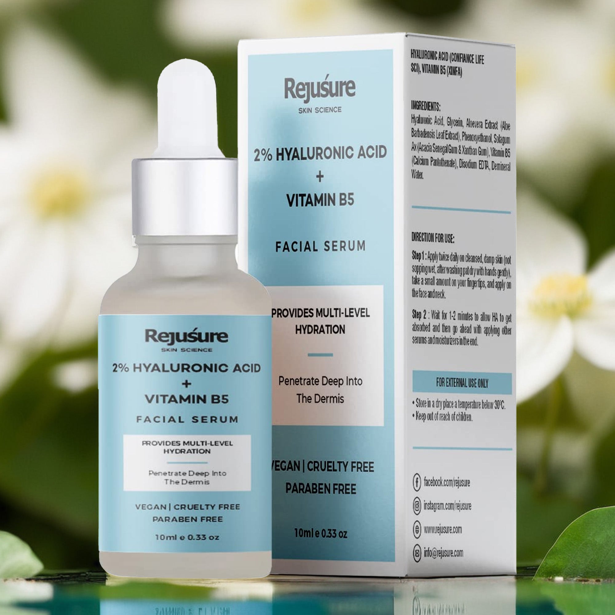 Rejusure Hyaluronic Acid Serum - Daily Moisture Boost