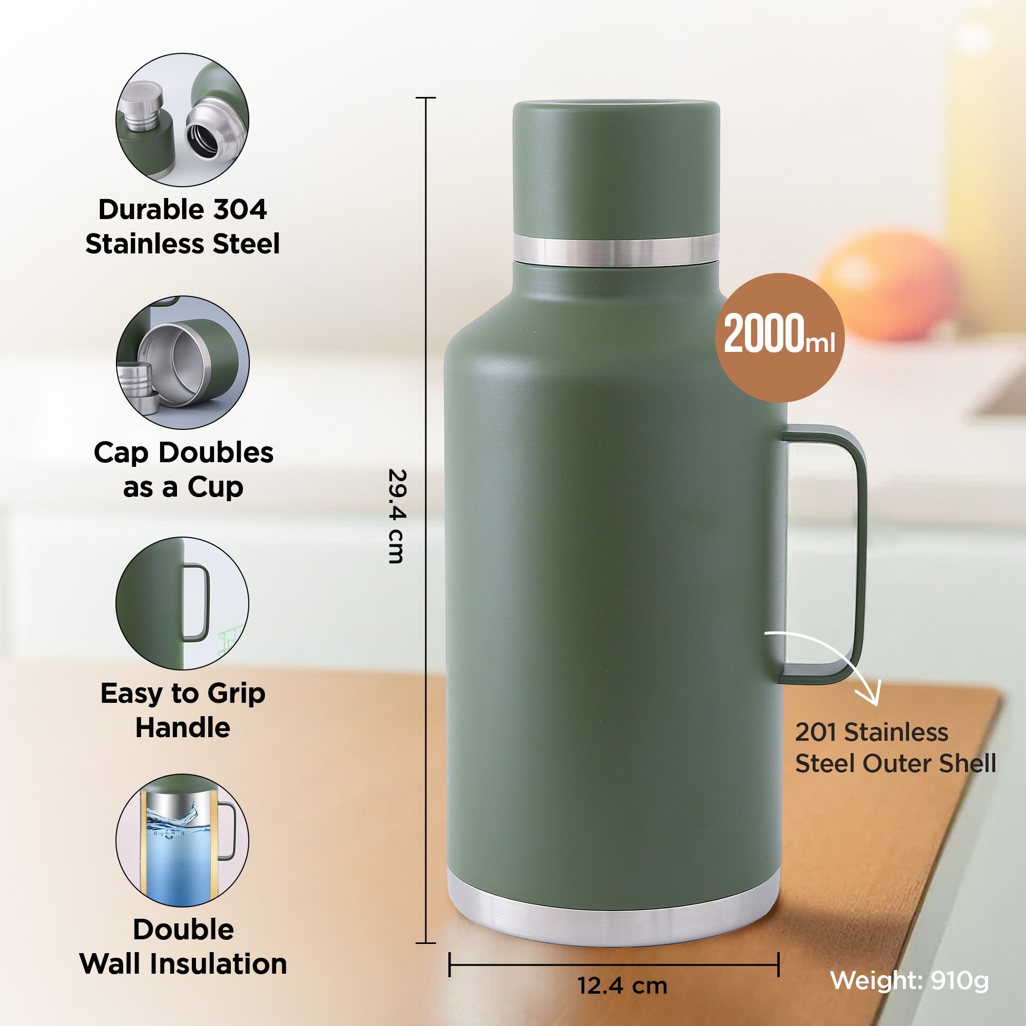UMAI double walled water bottle - travel essential