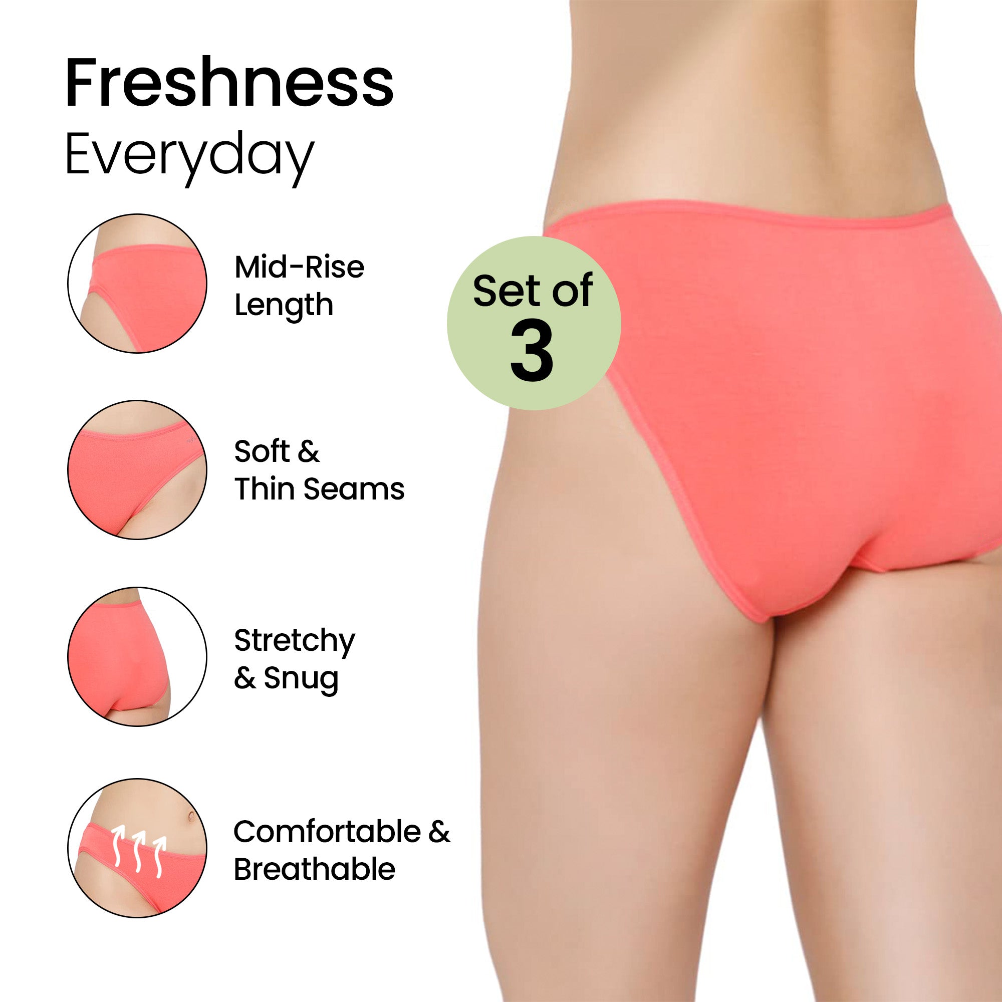 Mush bamboo bikini briefs - ideal for sports activities