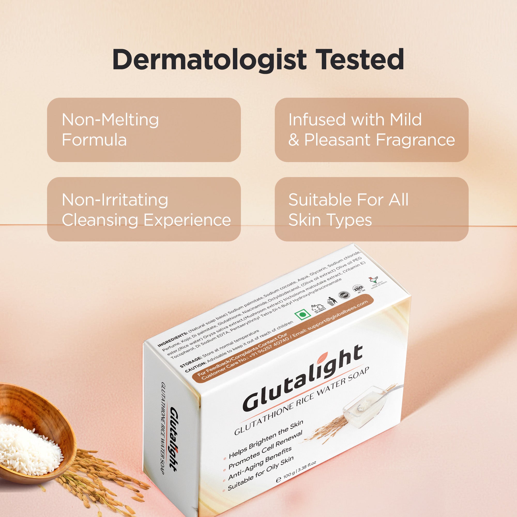 Glutalight Glutathione soap - Nourishing cleanse