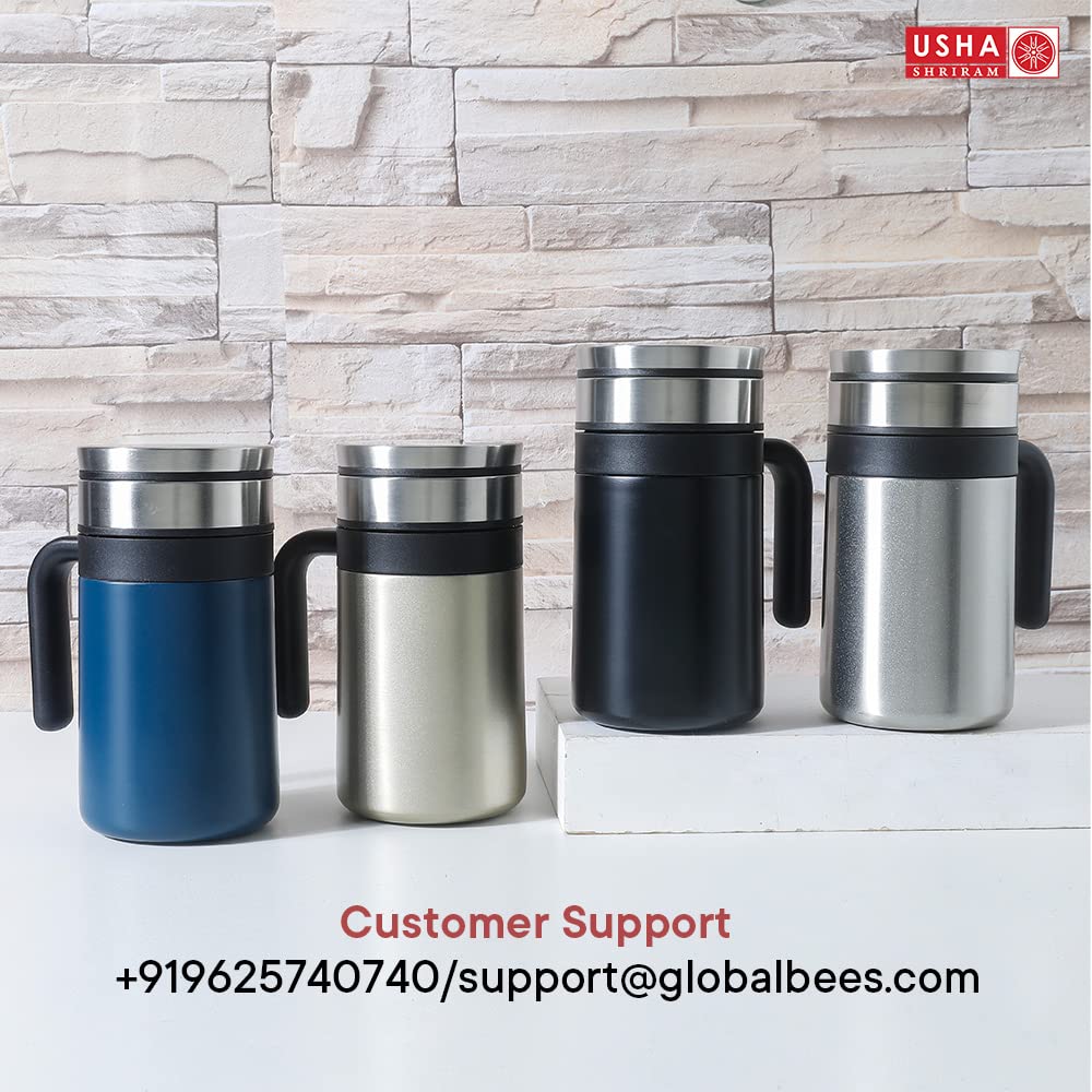 Usha Shriram stainless steel coffee tumbler - ideal for office use