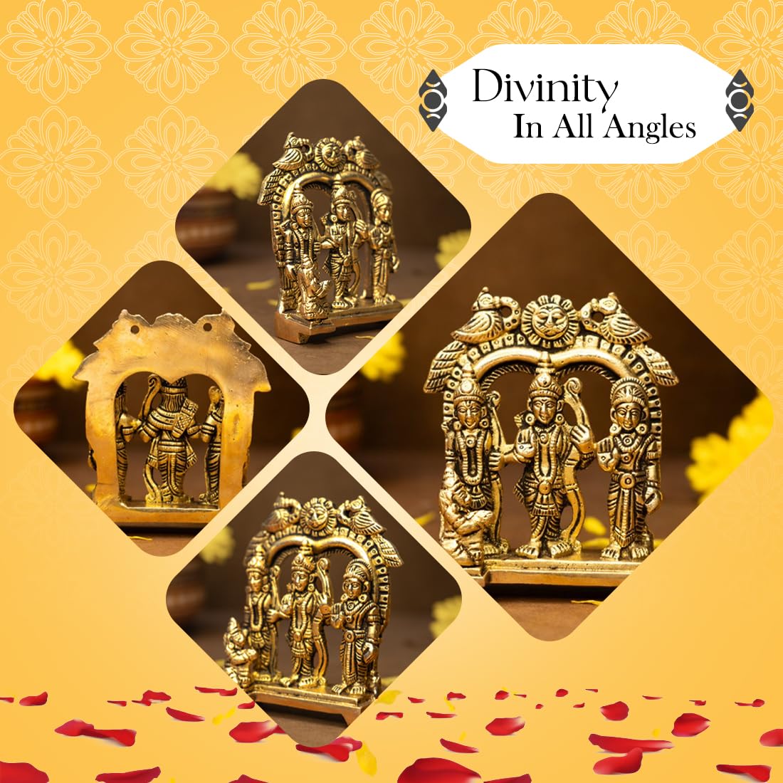 Ekhasa Brass Ram Darbar Idol - Office blessings