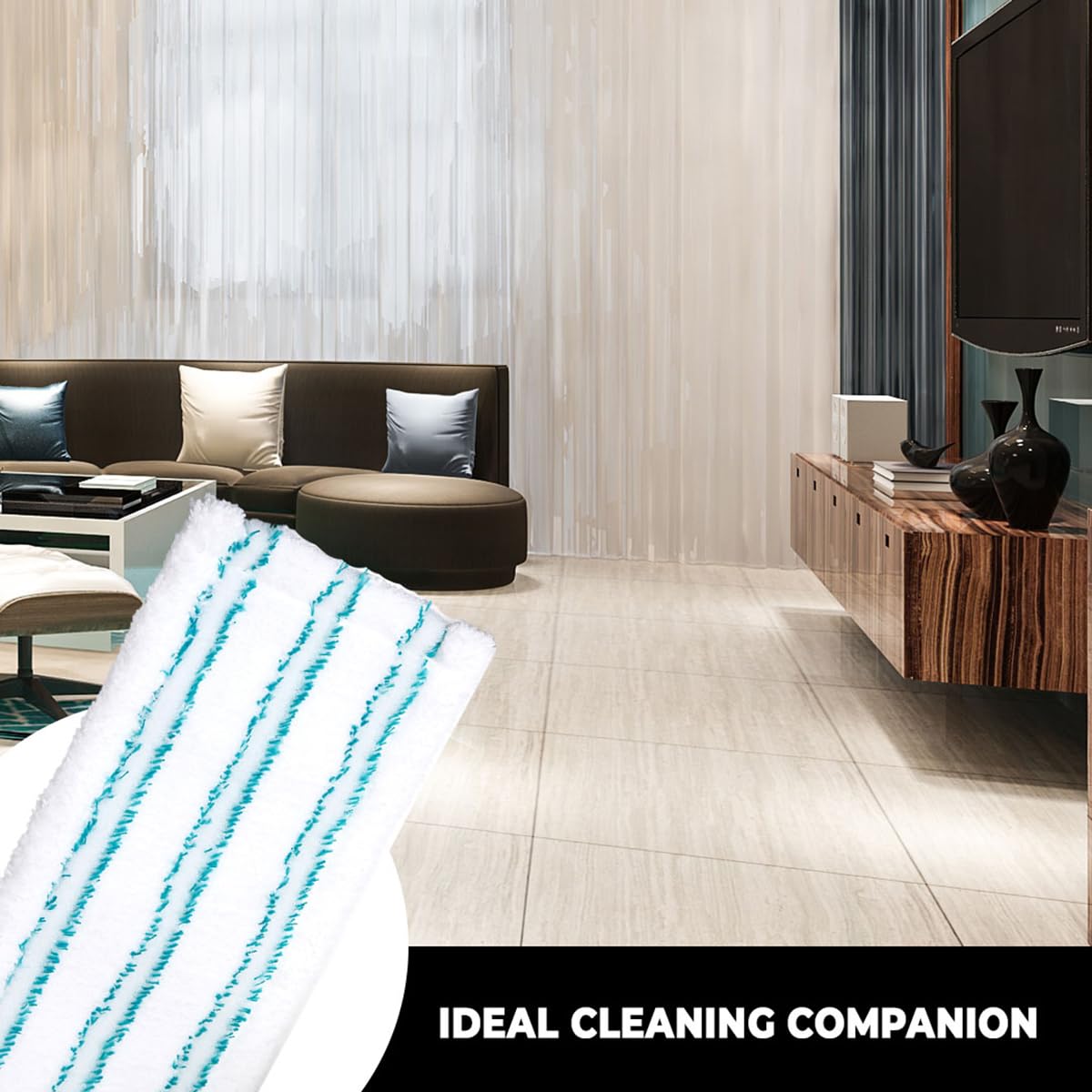 Kuber Microfiber Floor Cleaner Mop - Home Cleaning