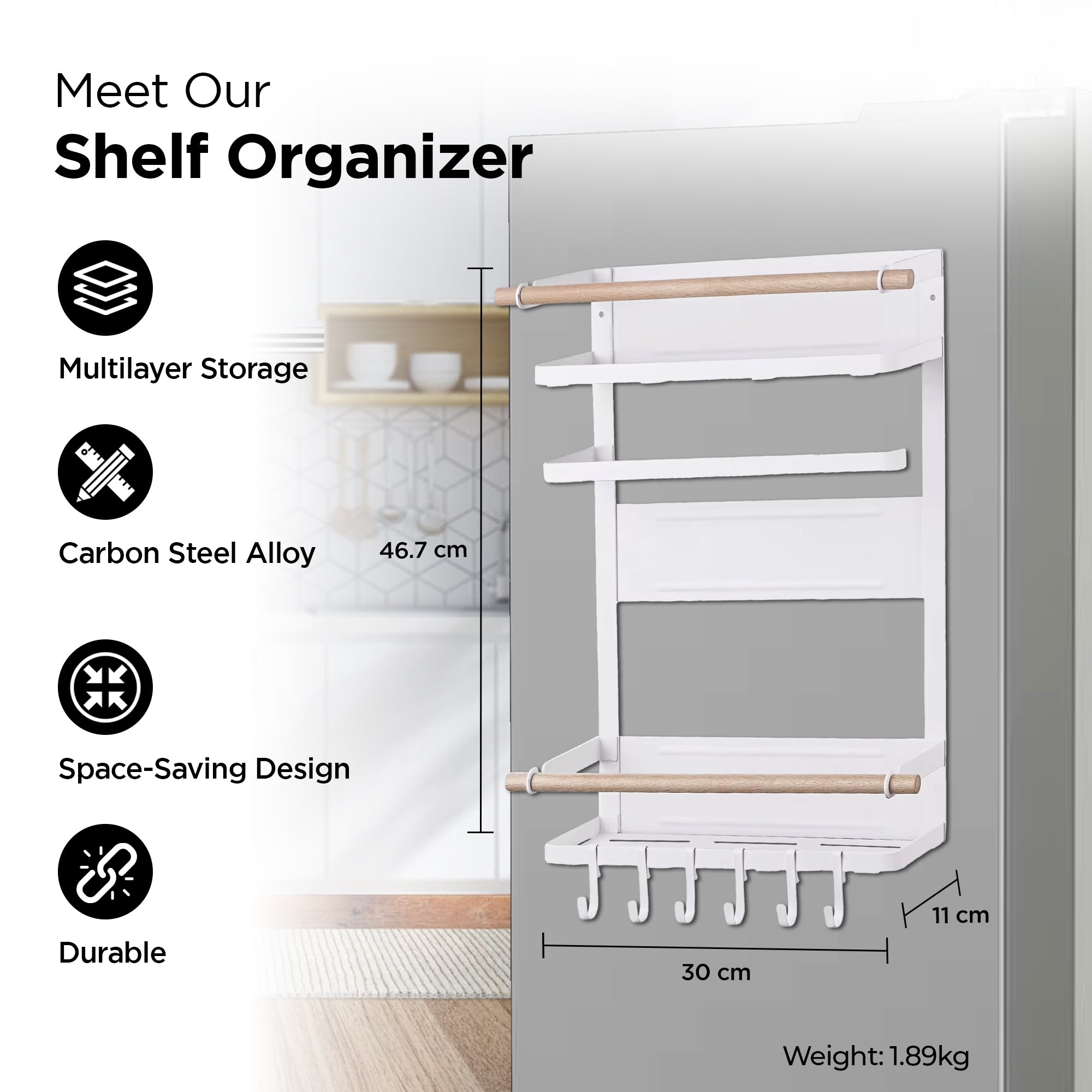 UMAI shelving unit - efficient space saver