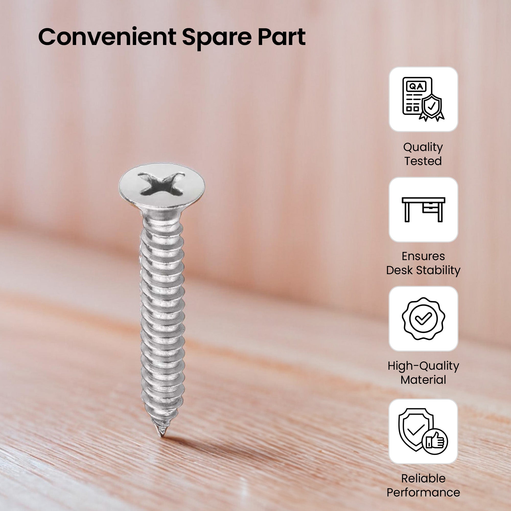SAVYA HOME spare part screw - reliable furniture support