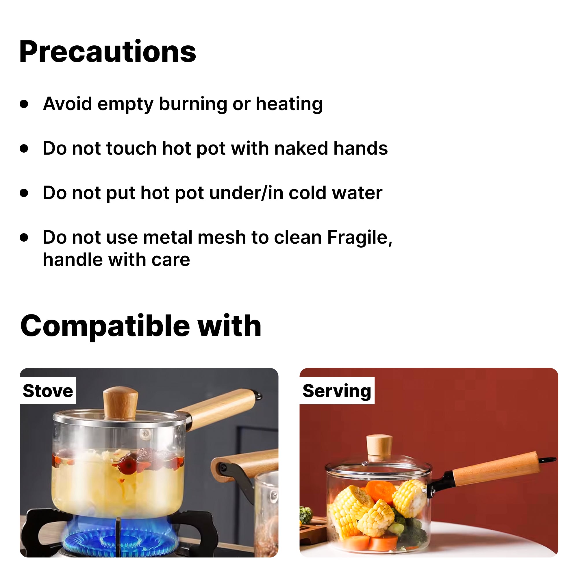 UMAI cooking pot - Boiling milk