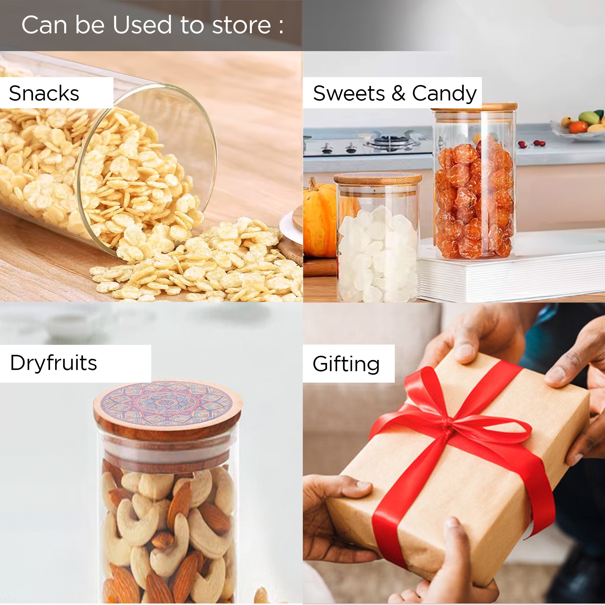 The Better Home airtight glass jar - ideal for snacks