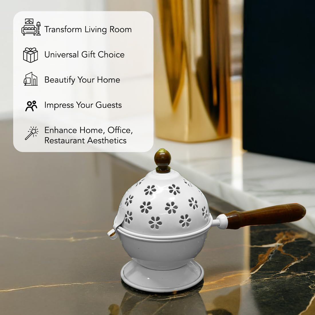 Ekhasa Dhoop Dani - meditation accessory