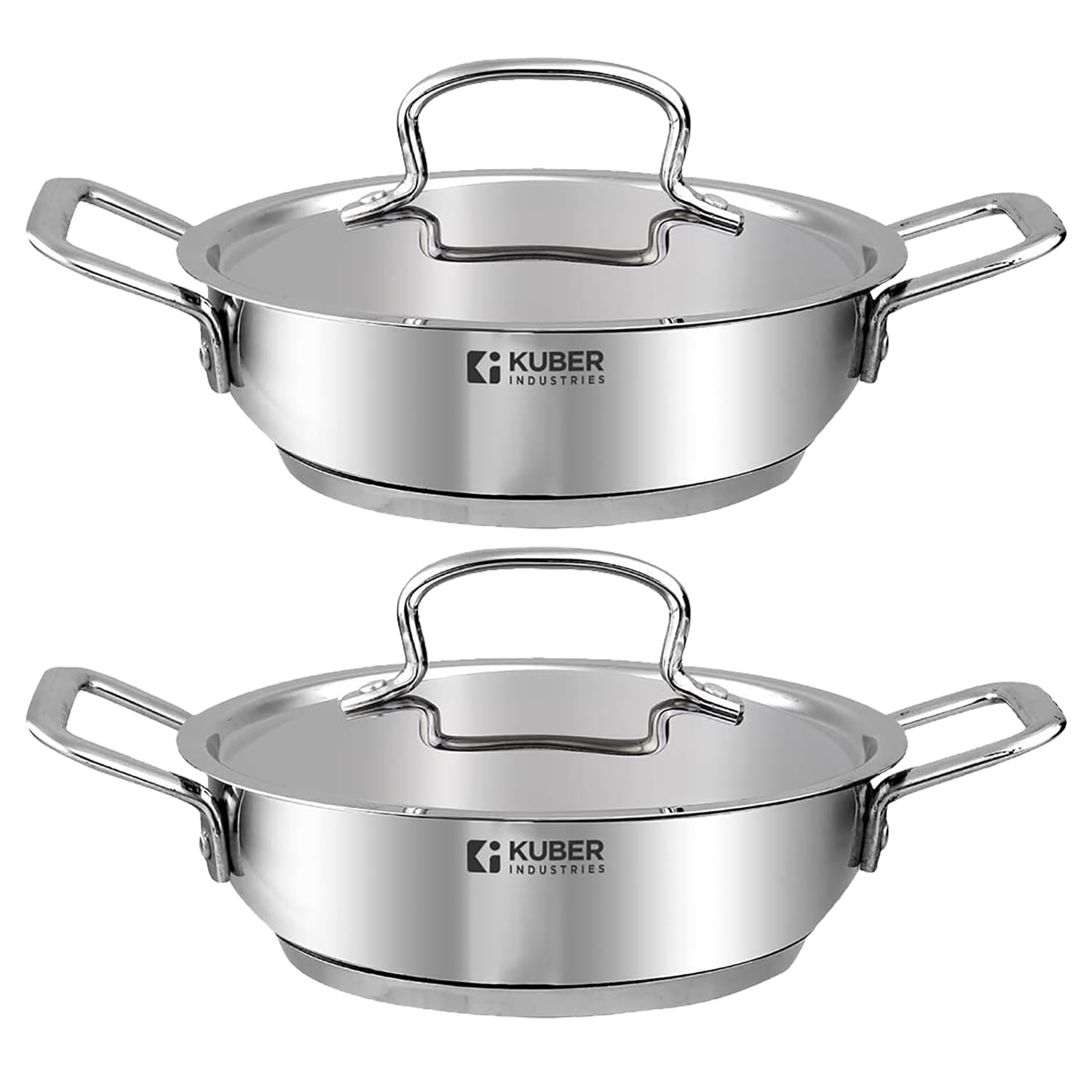 Kuber Industries Tri-ply Kadhai - Elegant kitchen addition