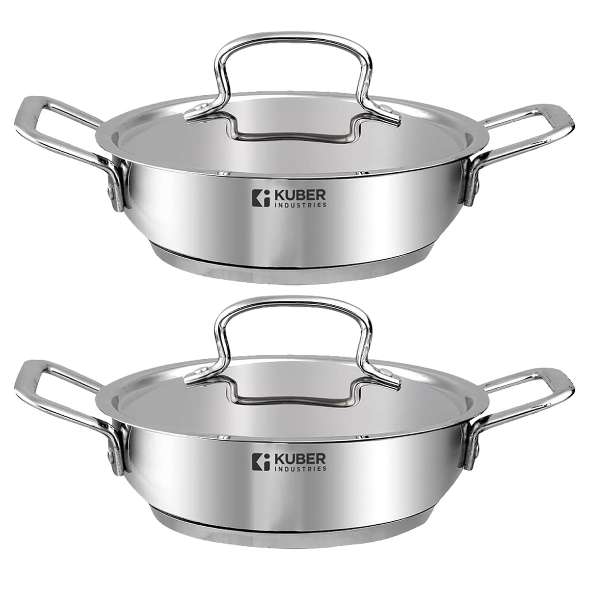 Kuber Industries Tri-ply Kadhai - Elegant kitchen addition