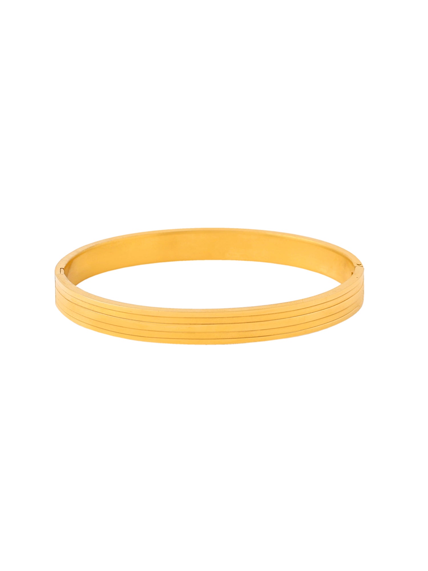 Yellow Chimes gold kada bracelet - men's fashion accessory