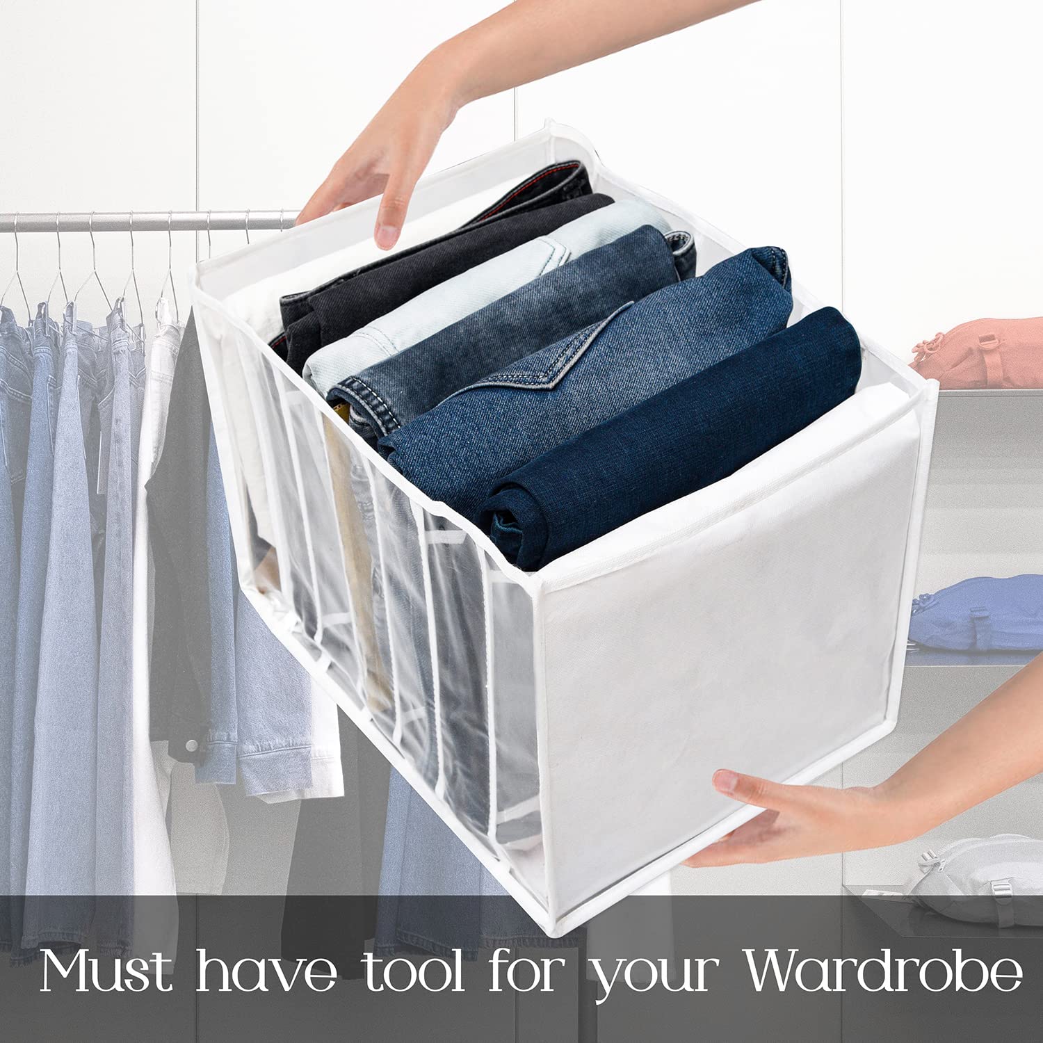 Kuber Industries cloth organizer - organizing wardrobe efficiently