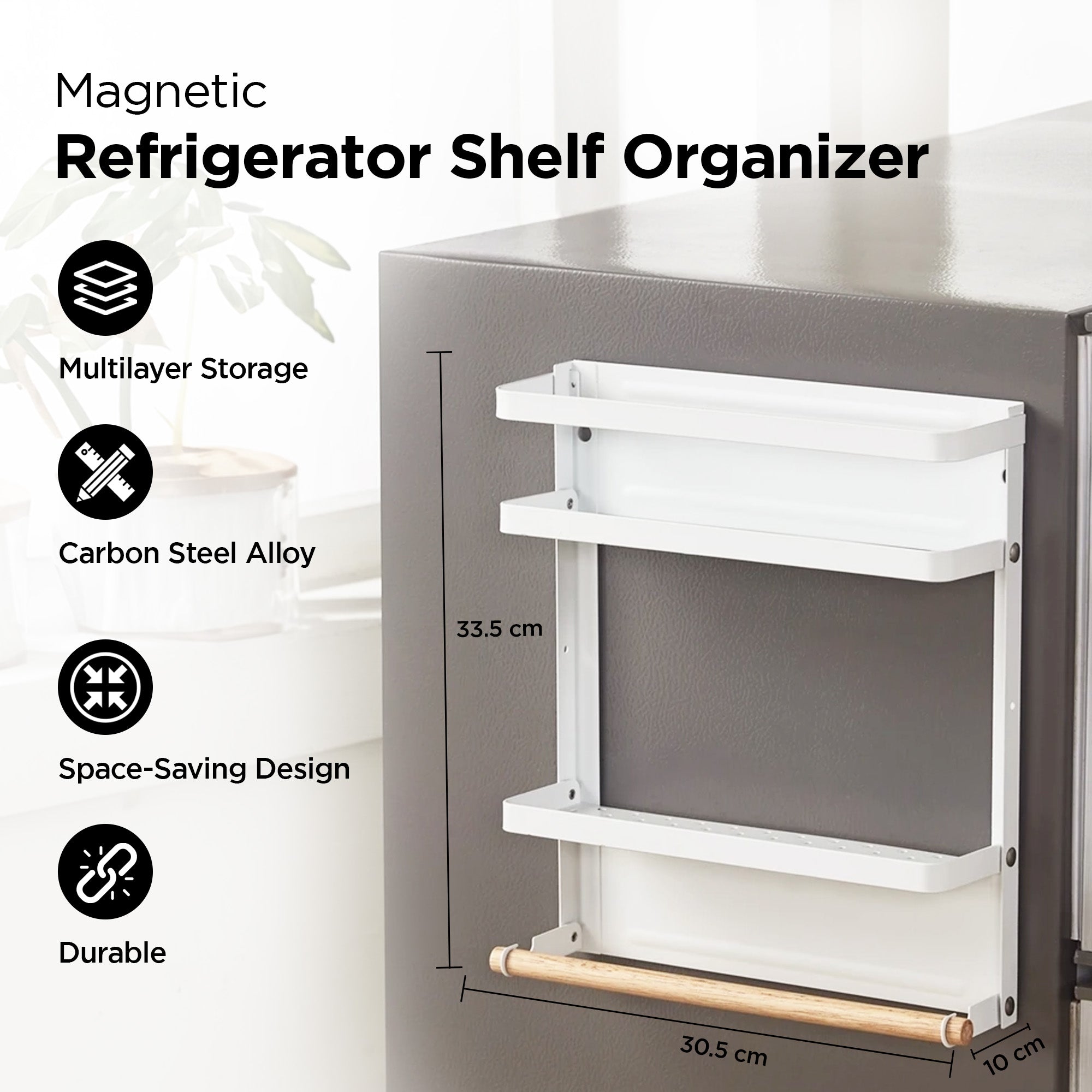 UMAI Kitchen Storage Rack - Versatile Use in Bathrooms