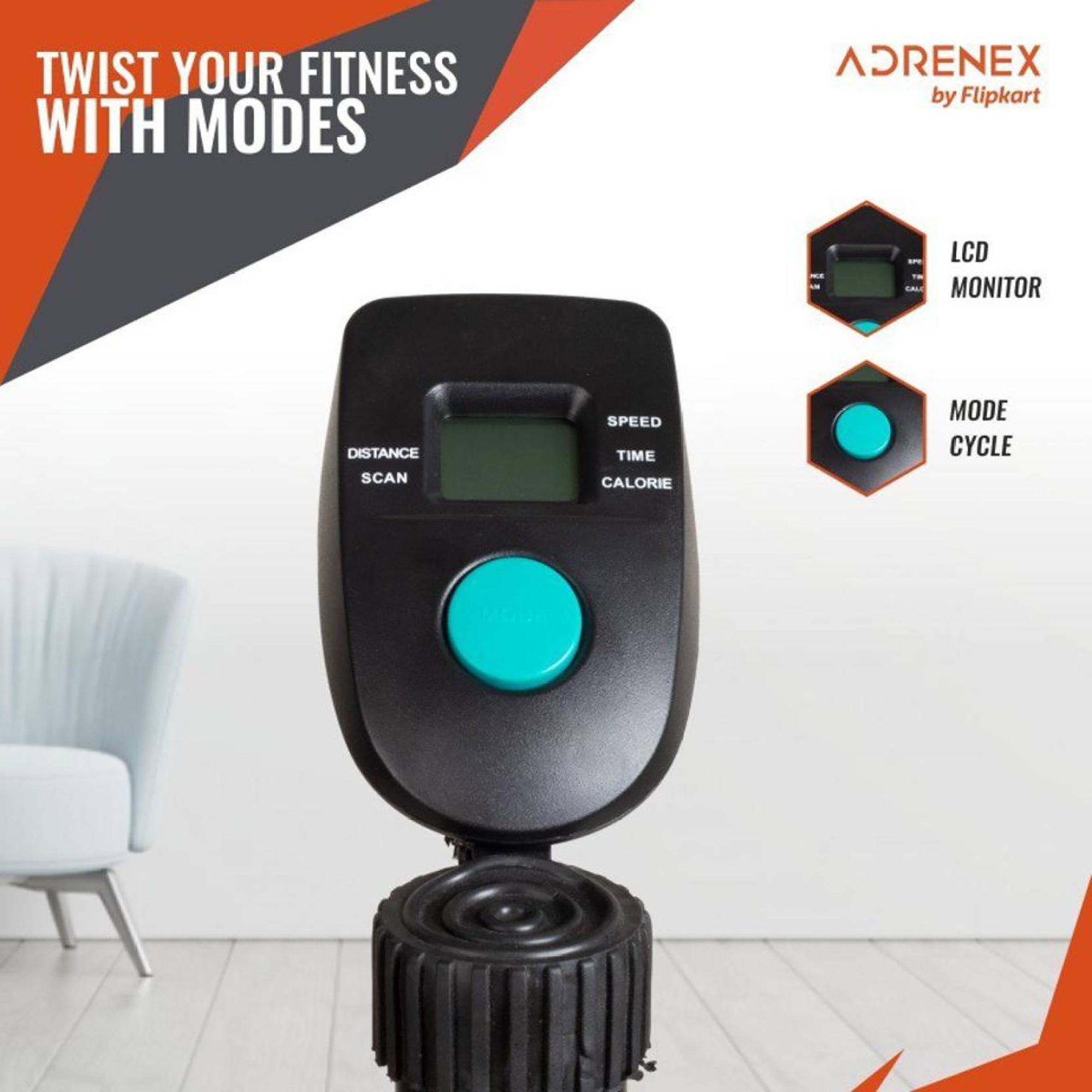 Reach Adrenex bike - space-efficient cardio