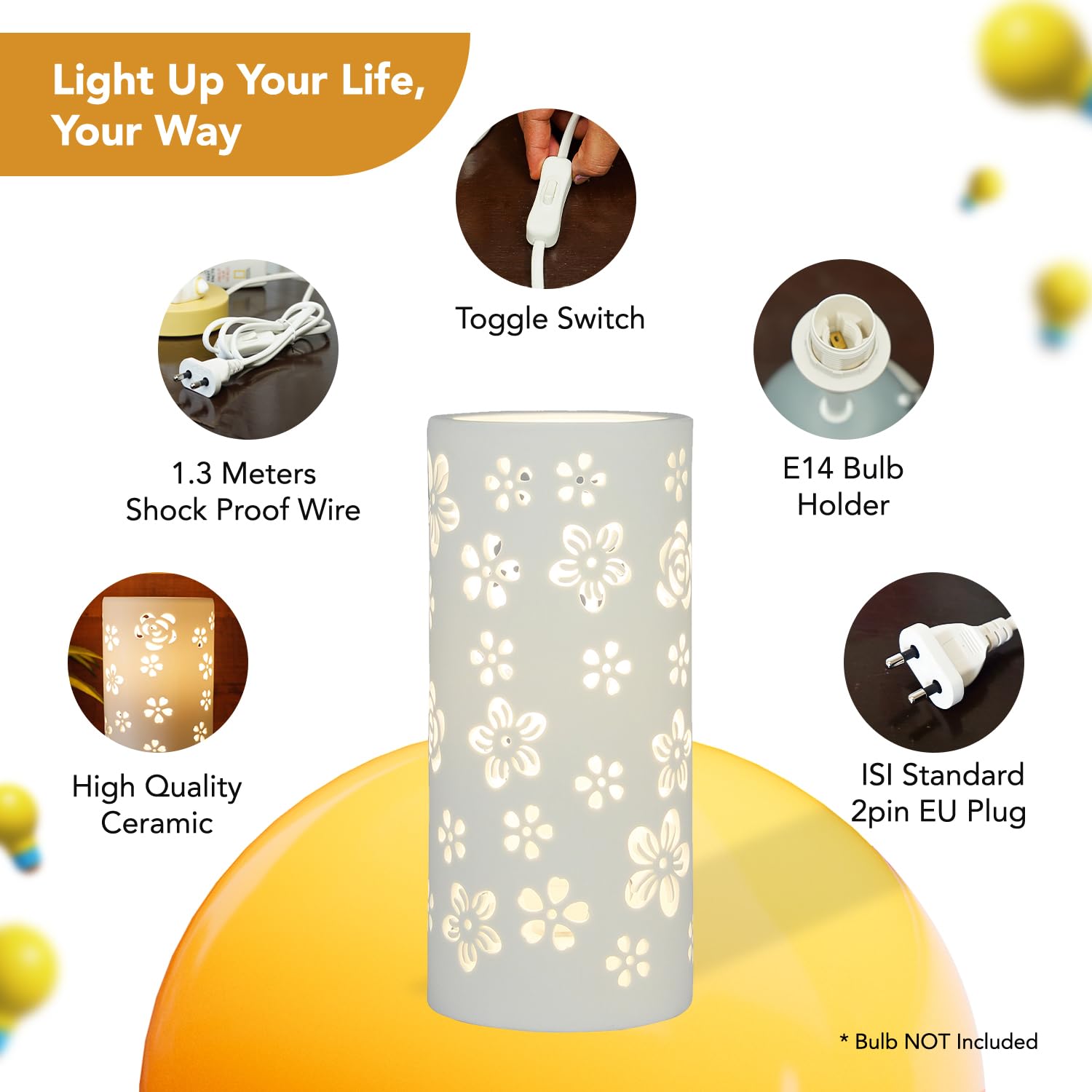 Ekhasa modern ceramic lamp - stylish office lighting