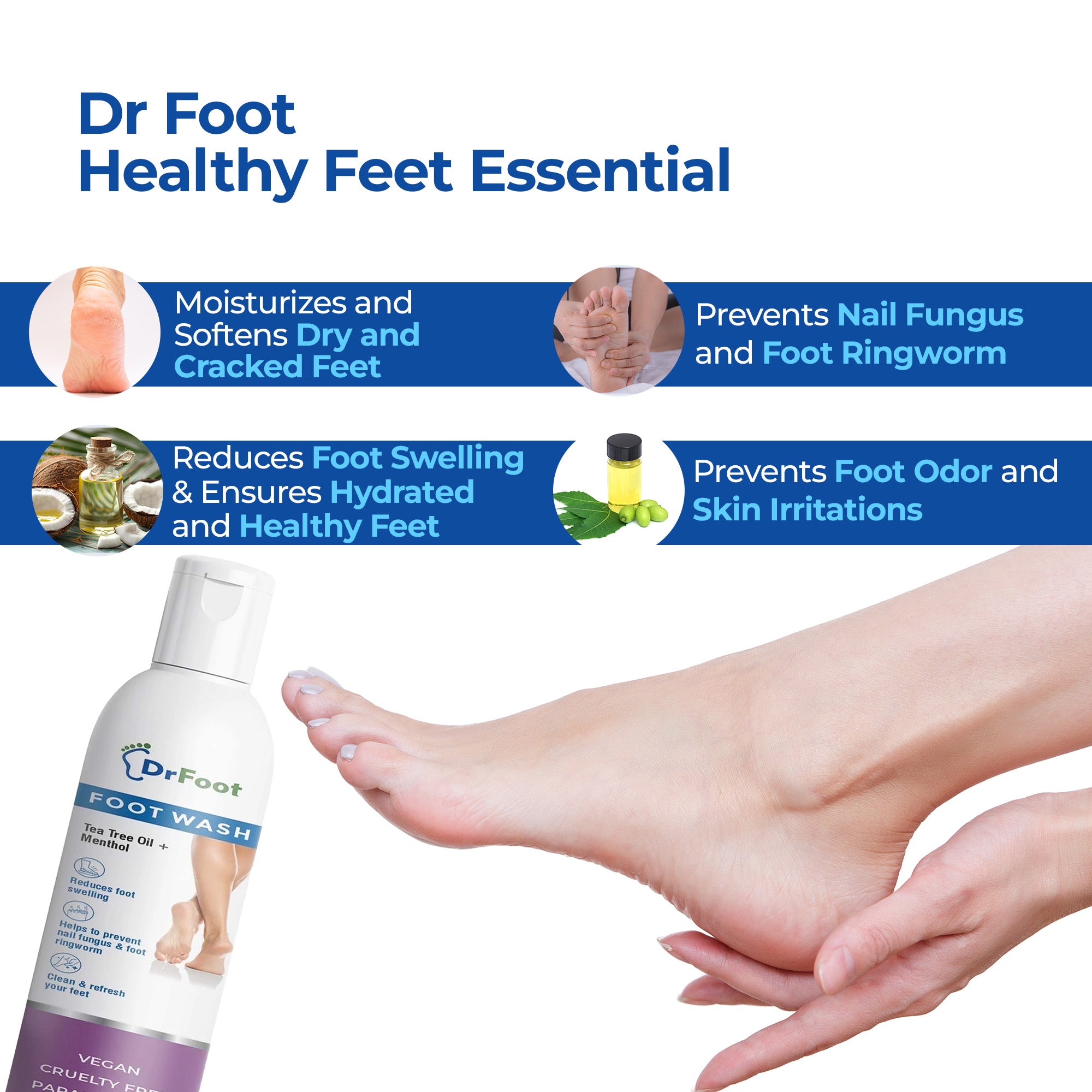 Dr Foot foot wash - Refreshes tired feet