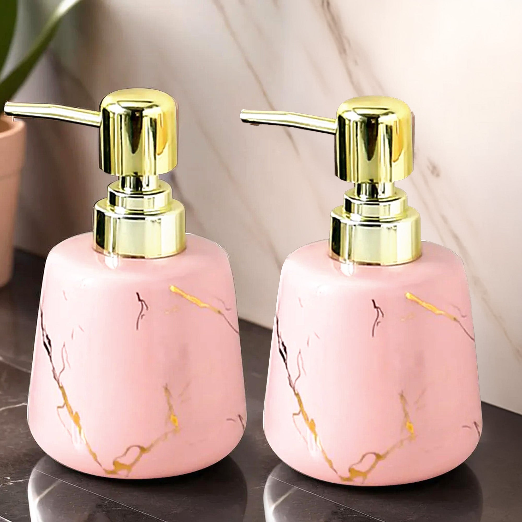 UMAI pink ceramic soap dispenser - perfect gift for home