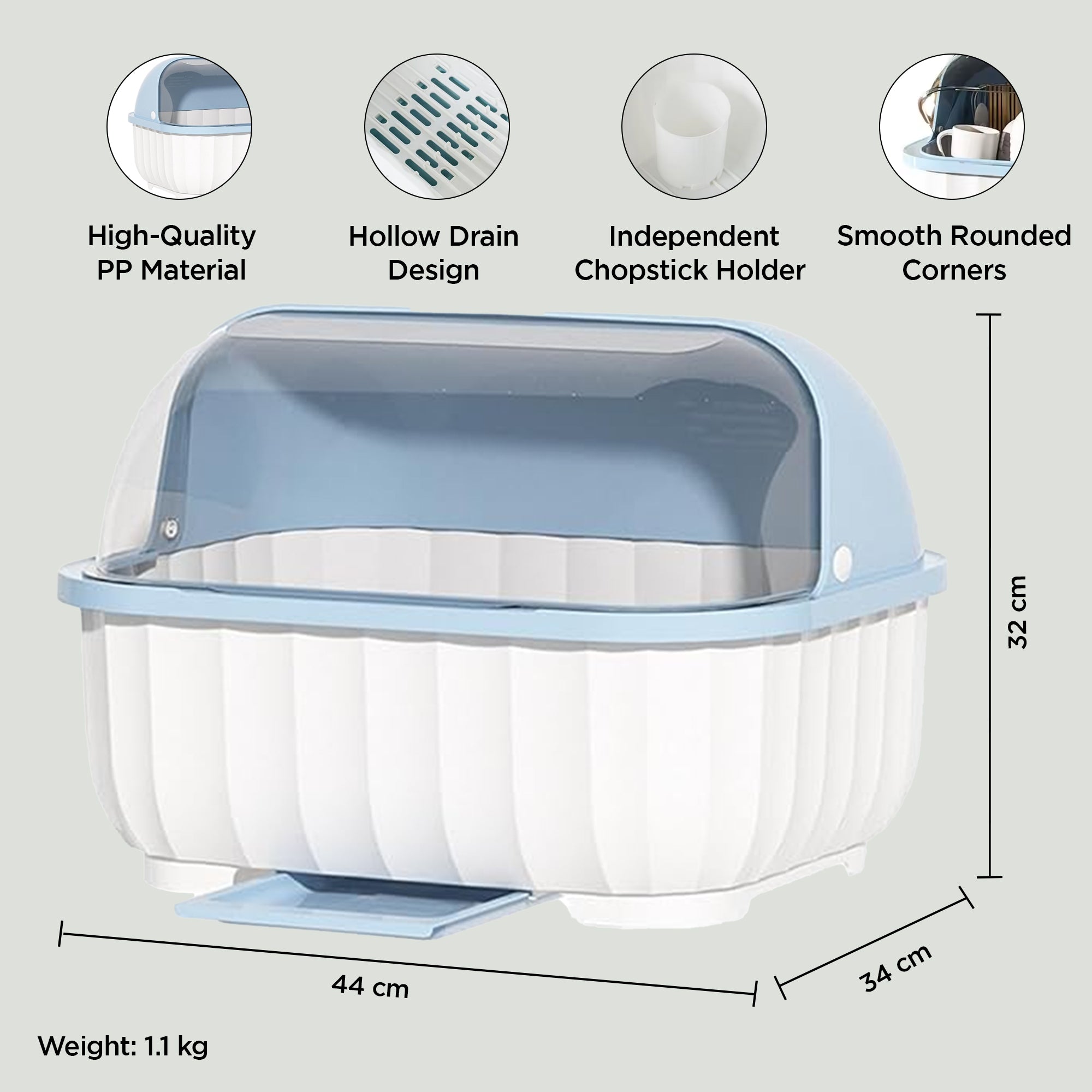 UMAI Portable Kitchen Storage Box - office supplies organizer