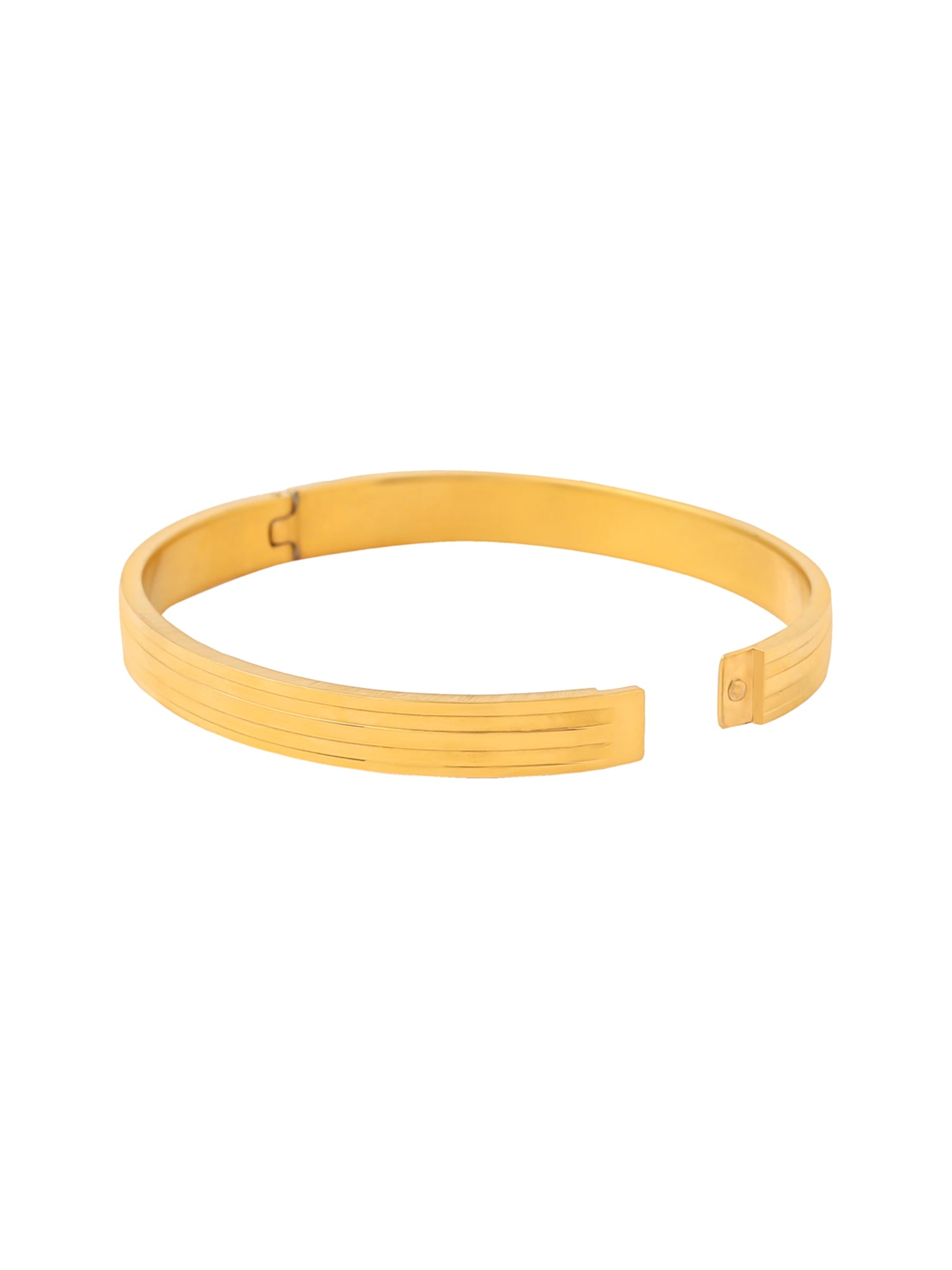 Yellow Chimes kada for men - elegant wristwear