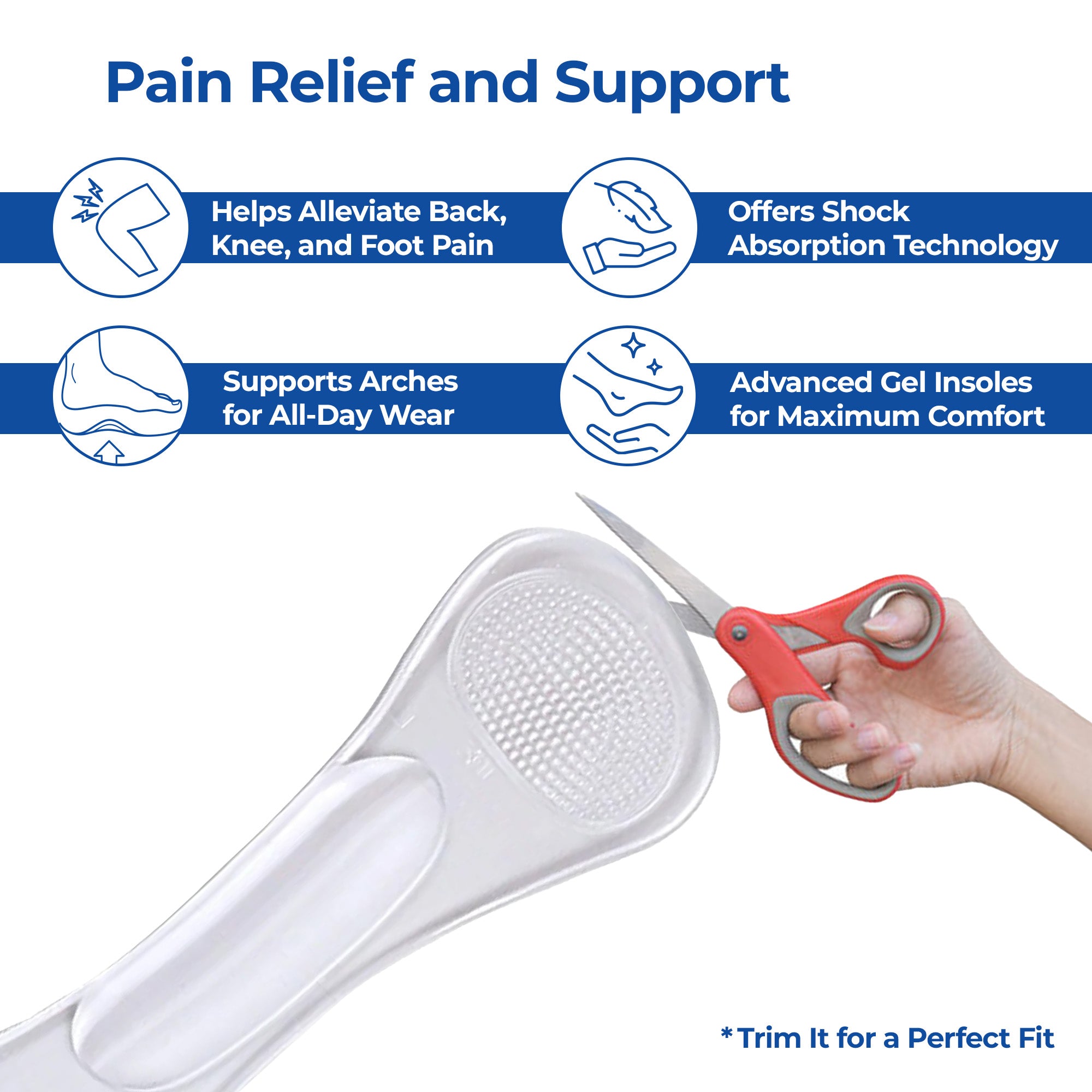 Dr Foot gel insoles - Comfort for stylish shoes