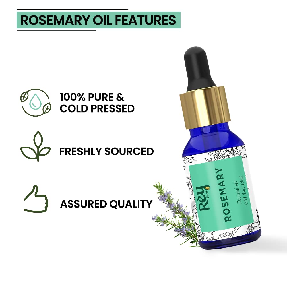 Rey Naturals rosemary essential oil - Skin nourishment