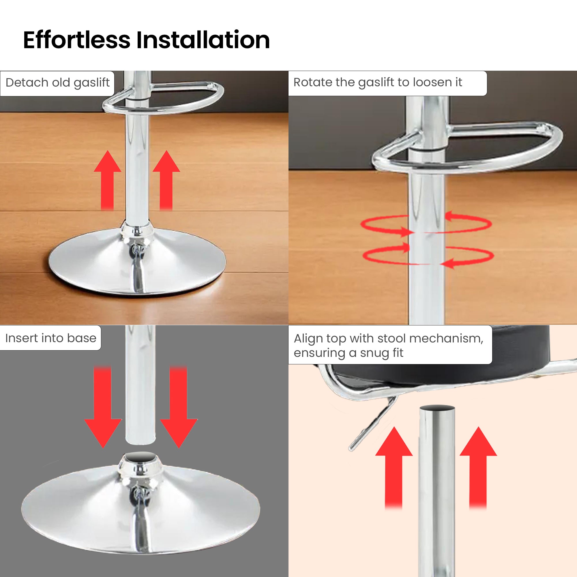 SAVYA HOME bar stool - ergonomic office chair