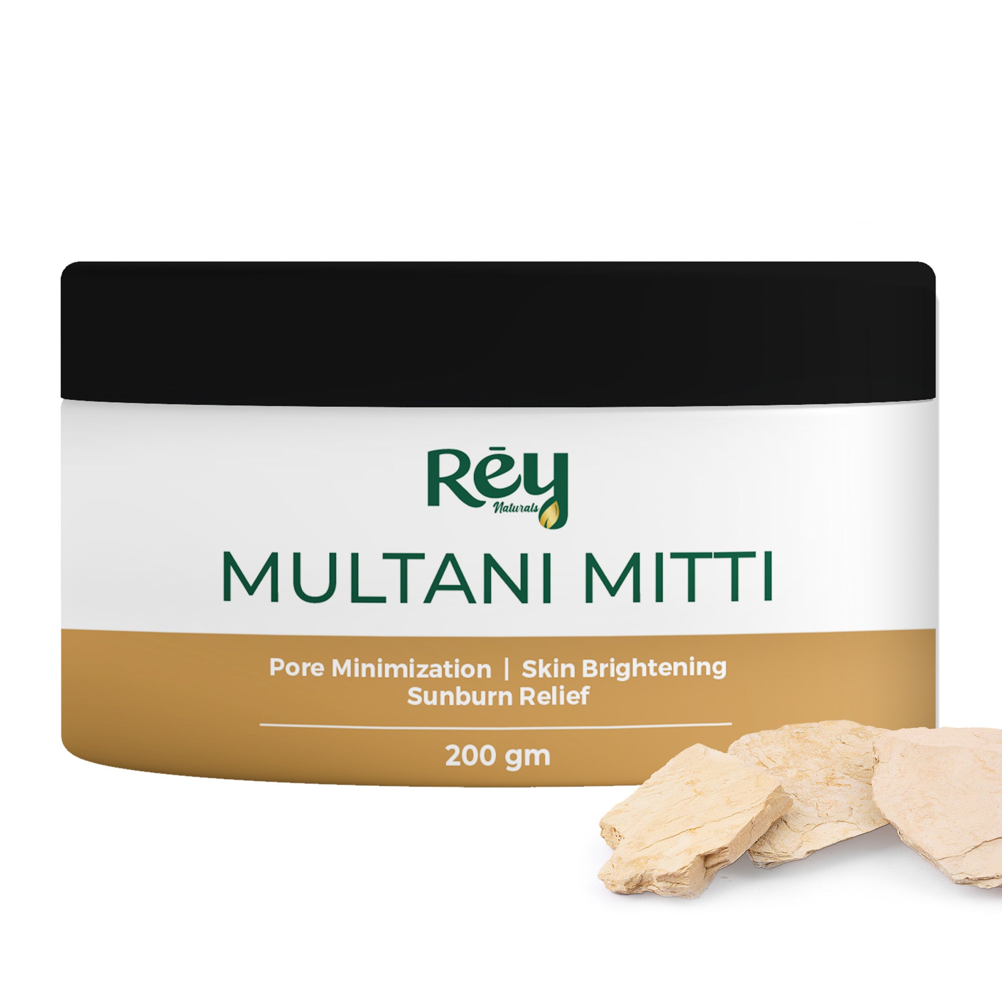 Rey Naturals Multani Mitti Face Pack - Unisex Skincare