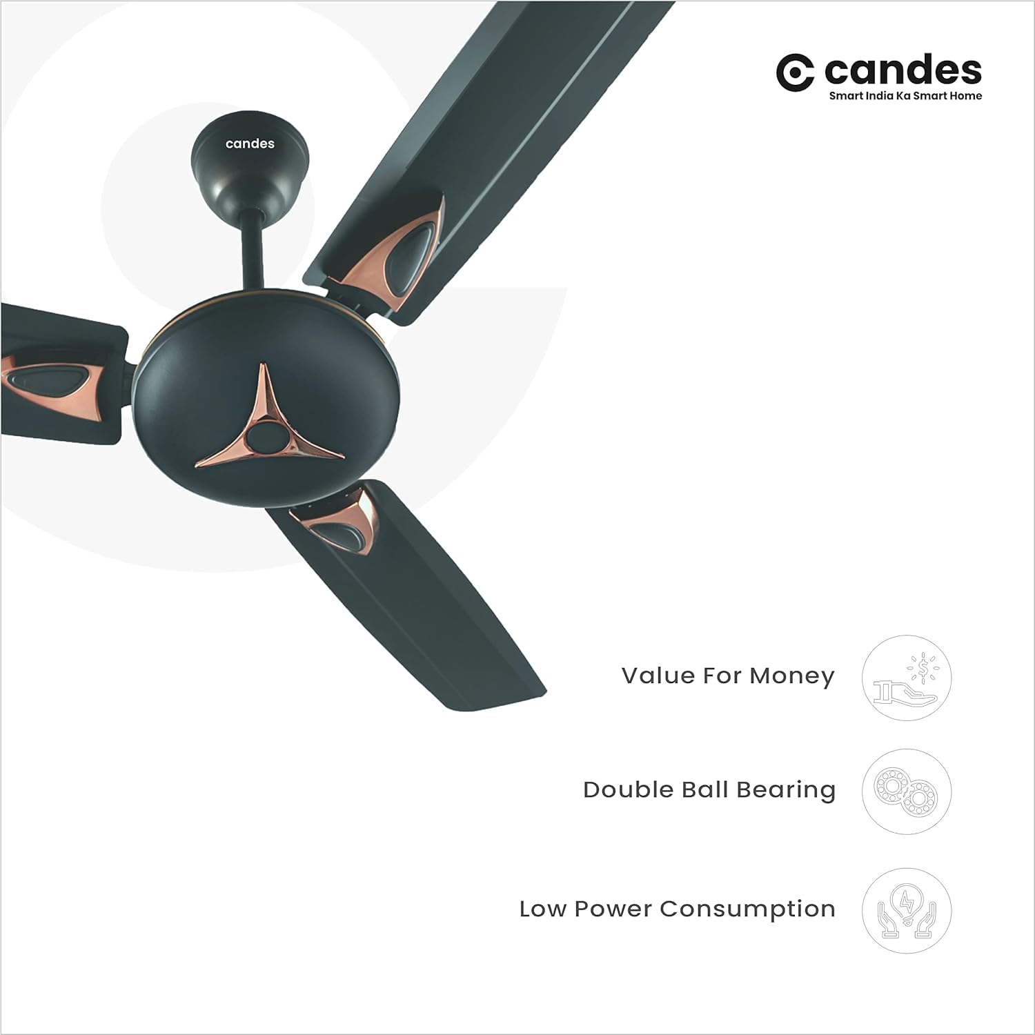 Candes star ceiling fan - stylish home cooling