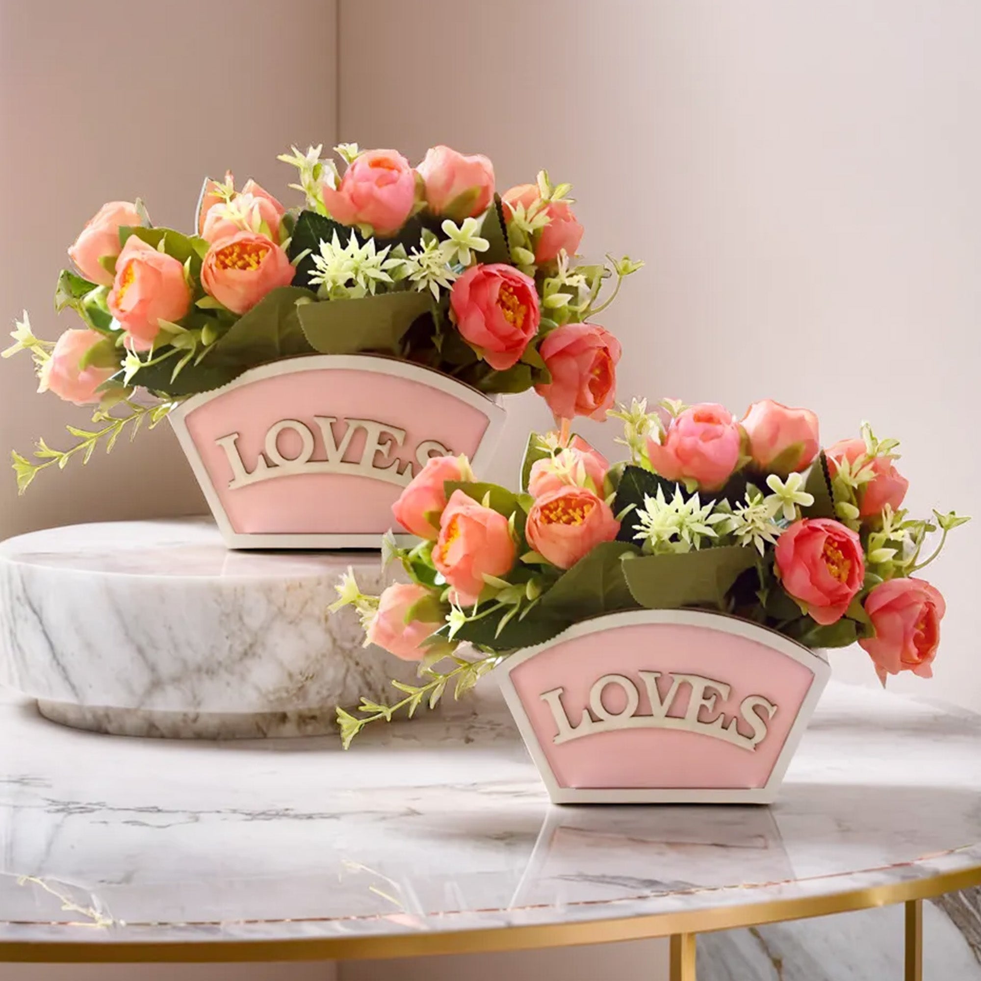 The Better Home artificial tea rose flowers - home decor gift idea