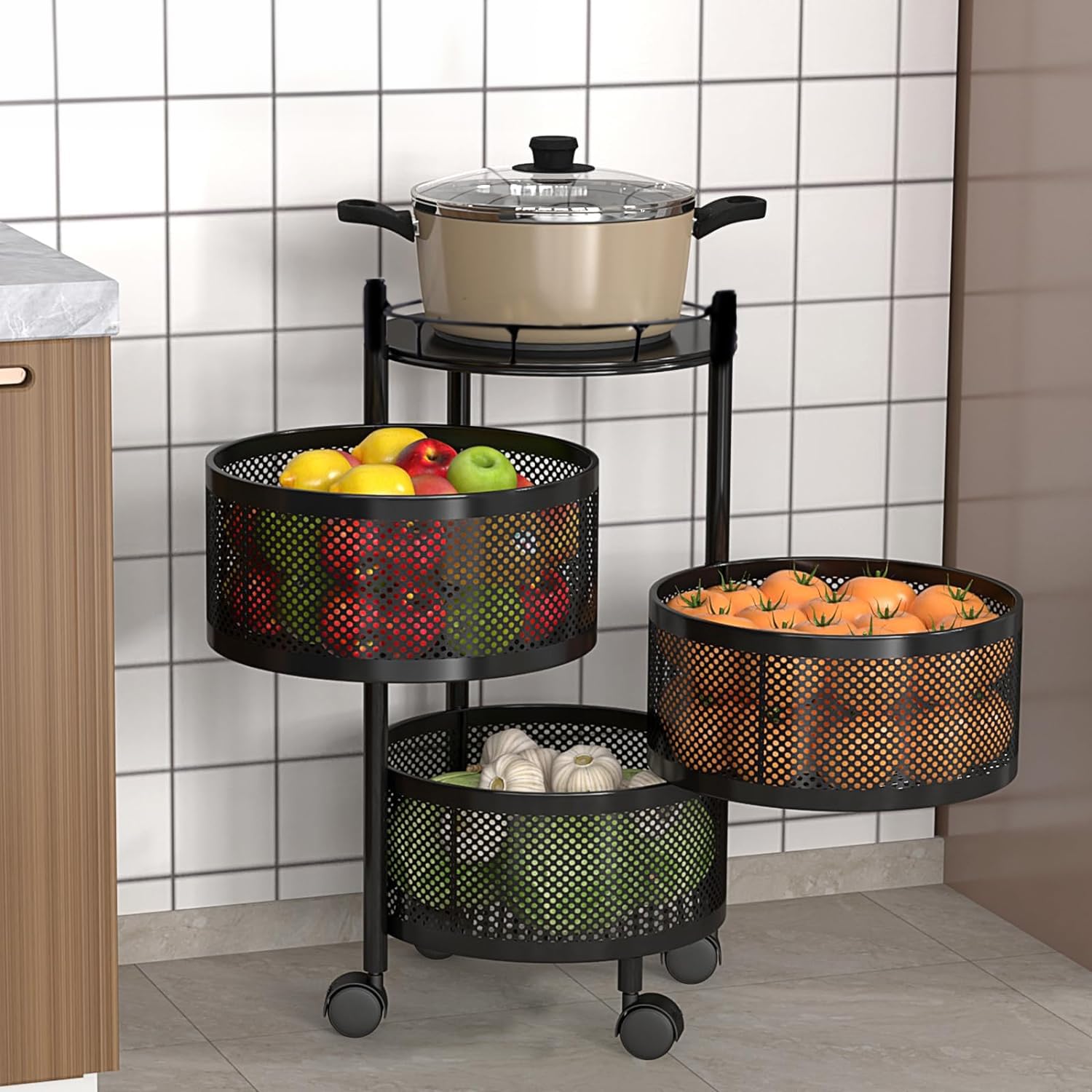 Kuber Industries storage trolley - Modern decor accent