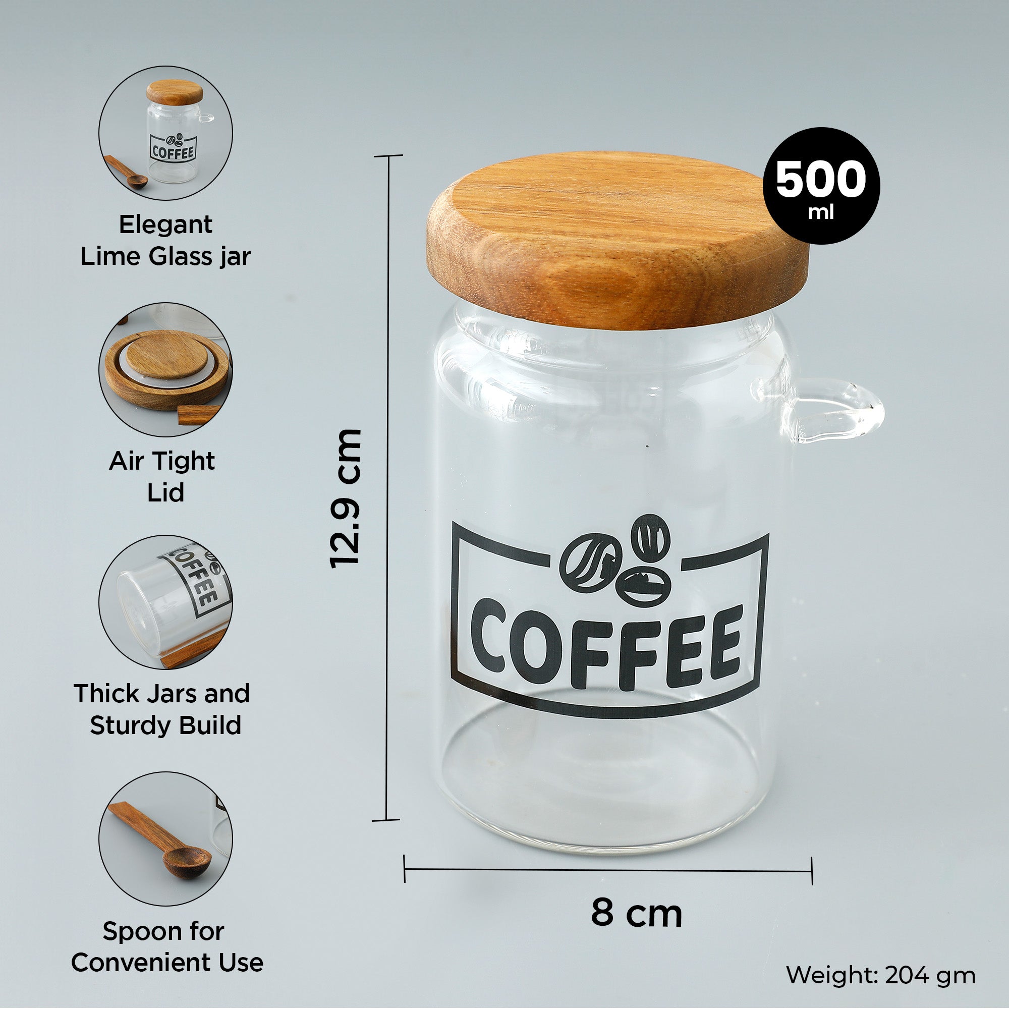 The Better Home UMAI Borosilicate Jars - BPA-free safety