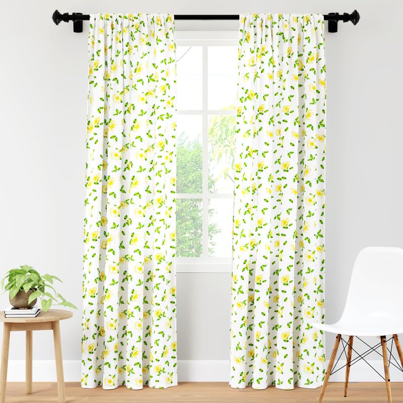 Encasa printed curtains - Cheerful kids room decoration