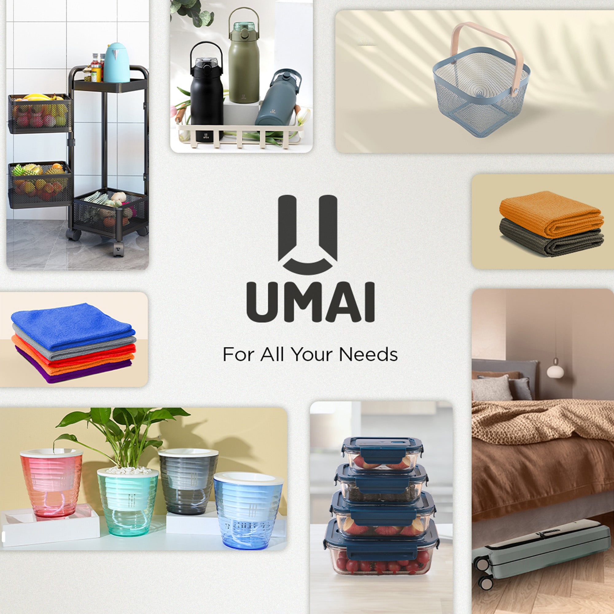 UMAI under shelf cup holder - organized kitchen storage