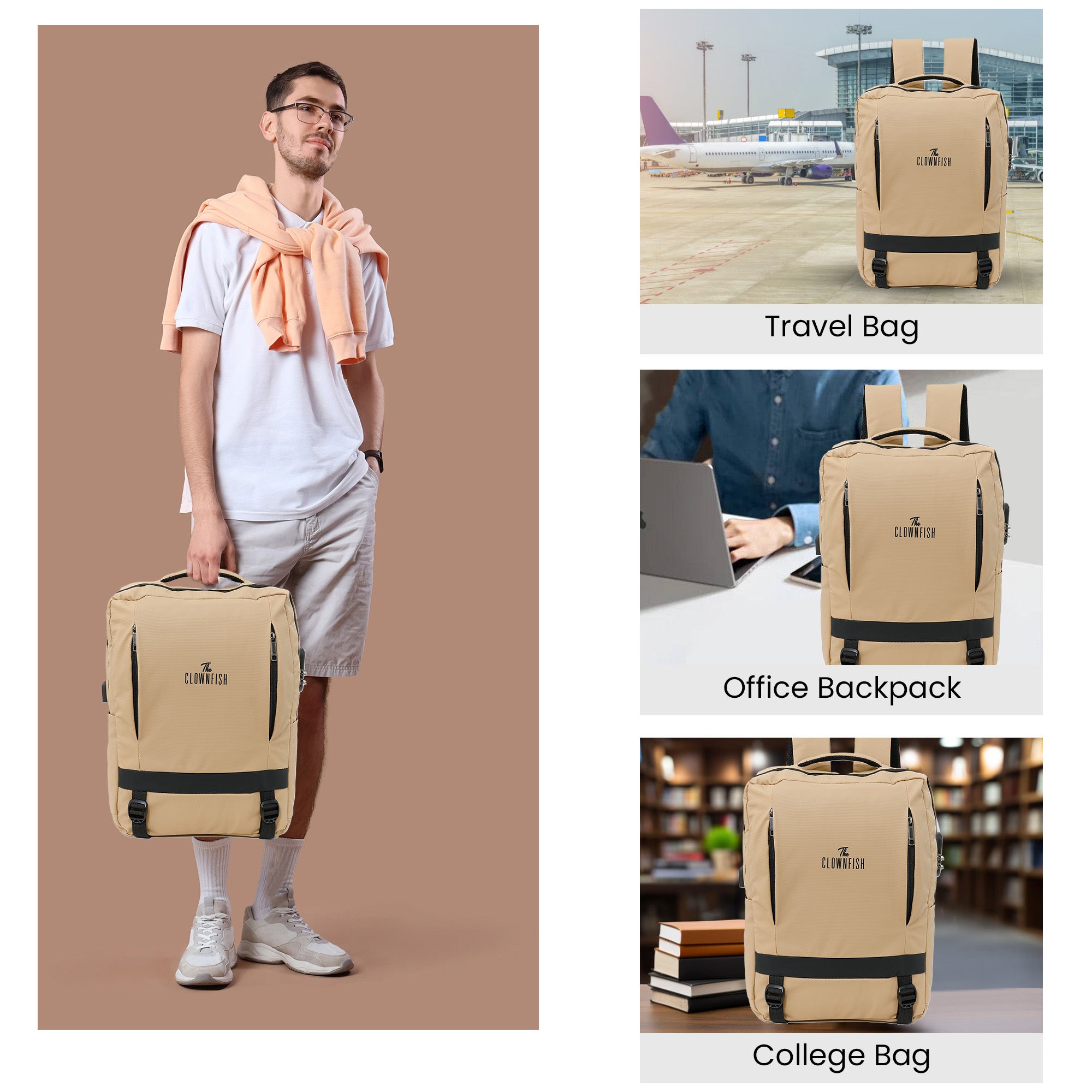 Clownfish Canyon laptop bag - stylish office companion