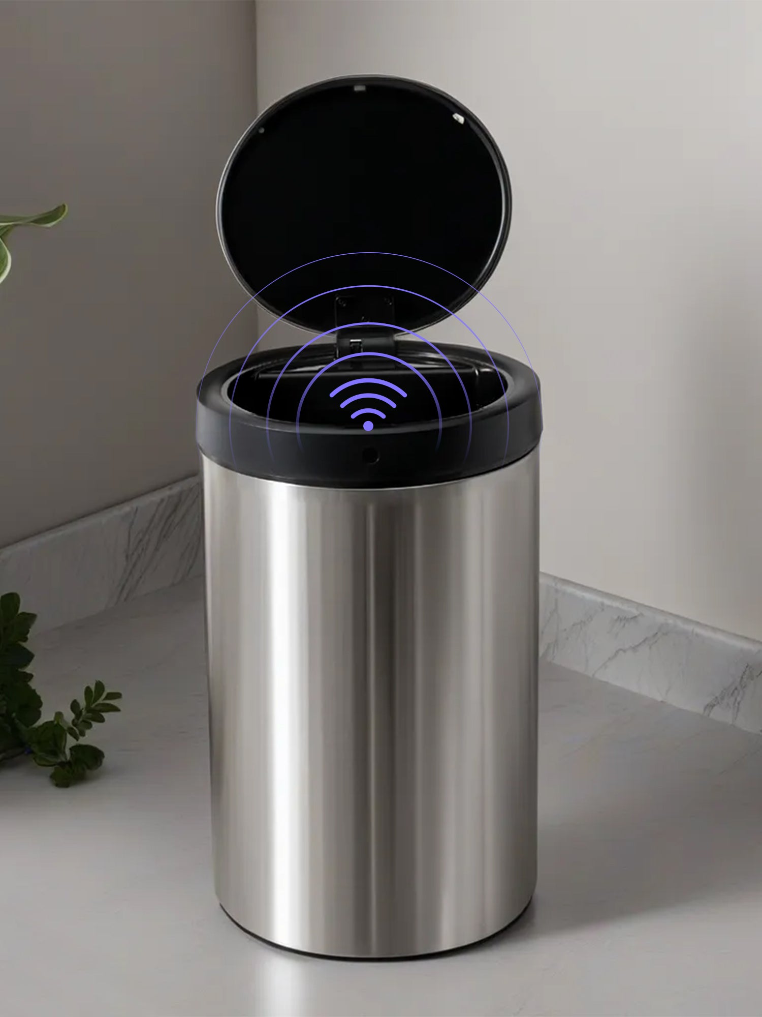 Buy Automatic Motion Sensor Dustbin 30L: Stainless Steel – GlobalBees Shop