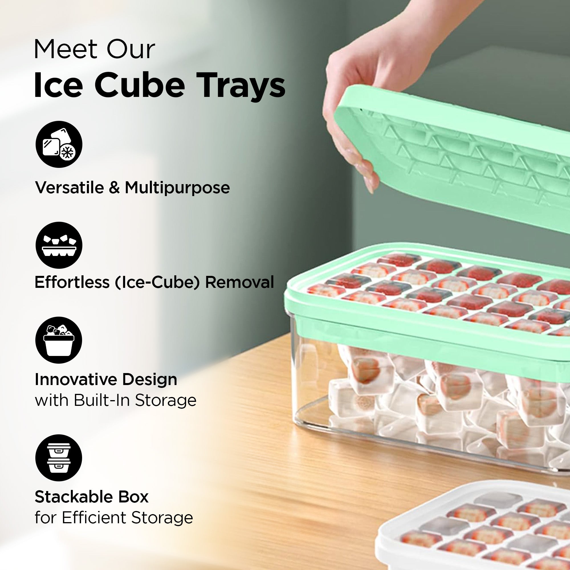 UMAI ice cube trays - versatile for juices