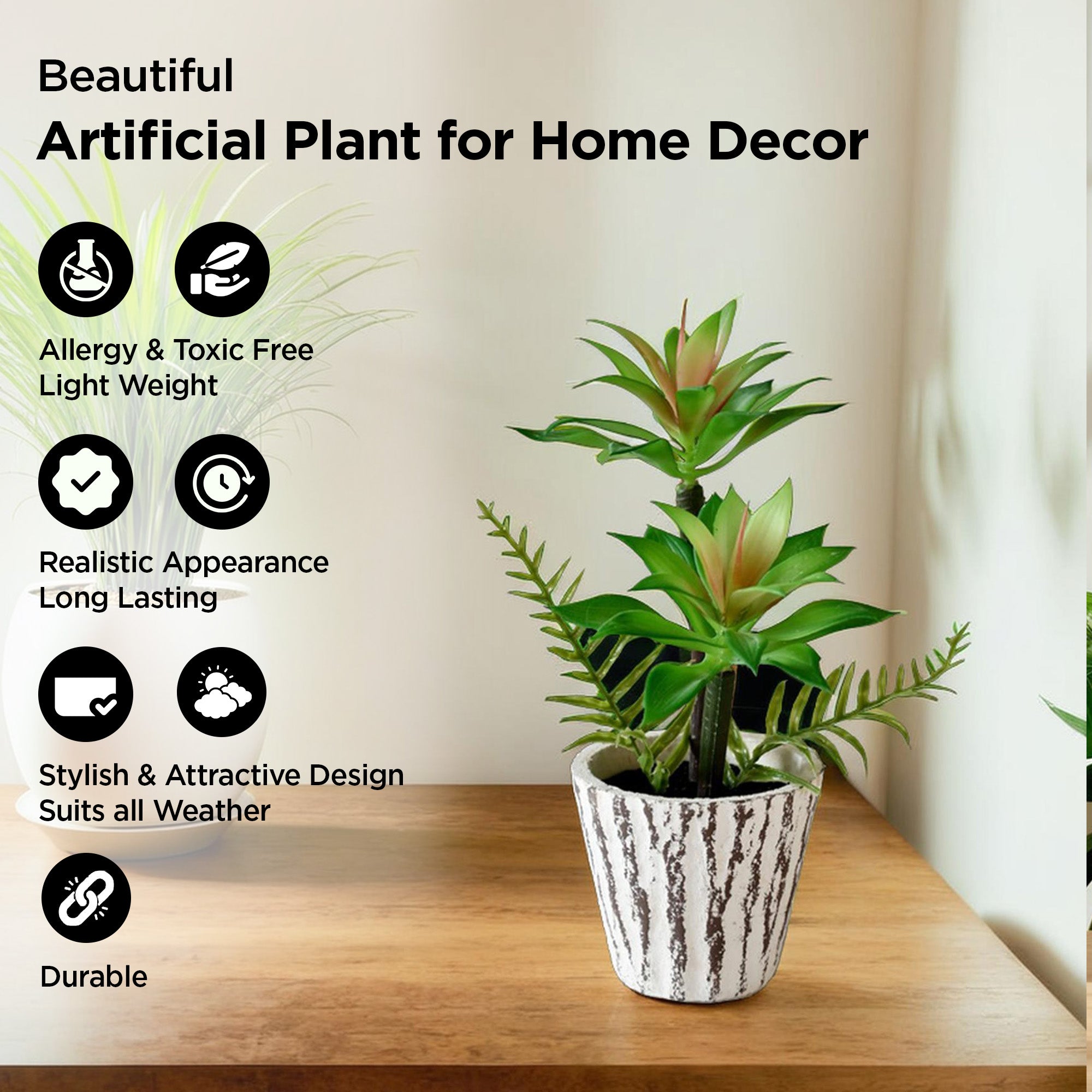 UMAI artificial plant - lightweight design