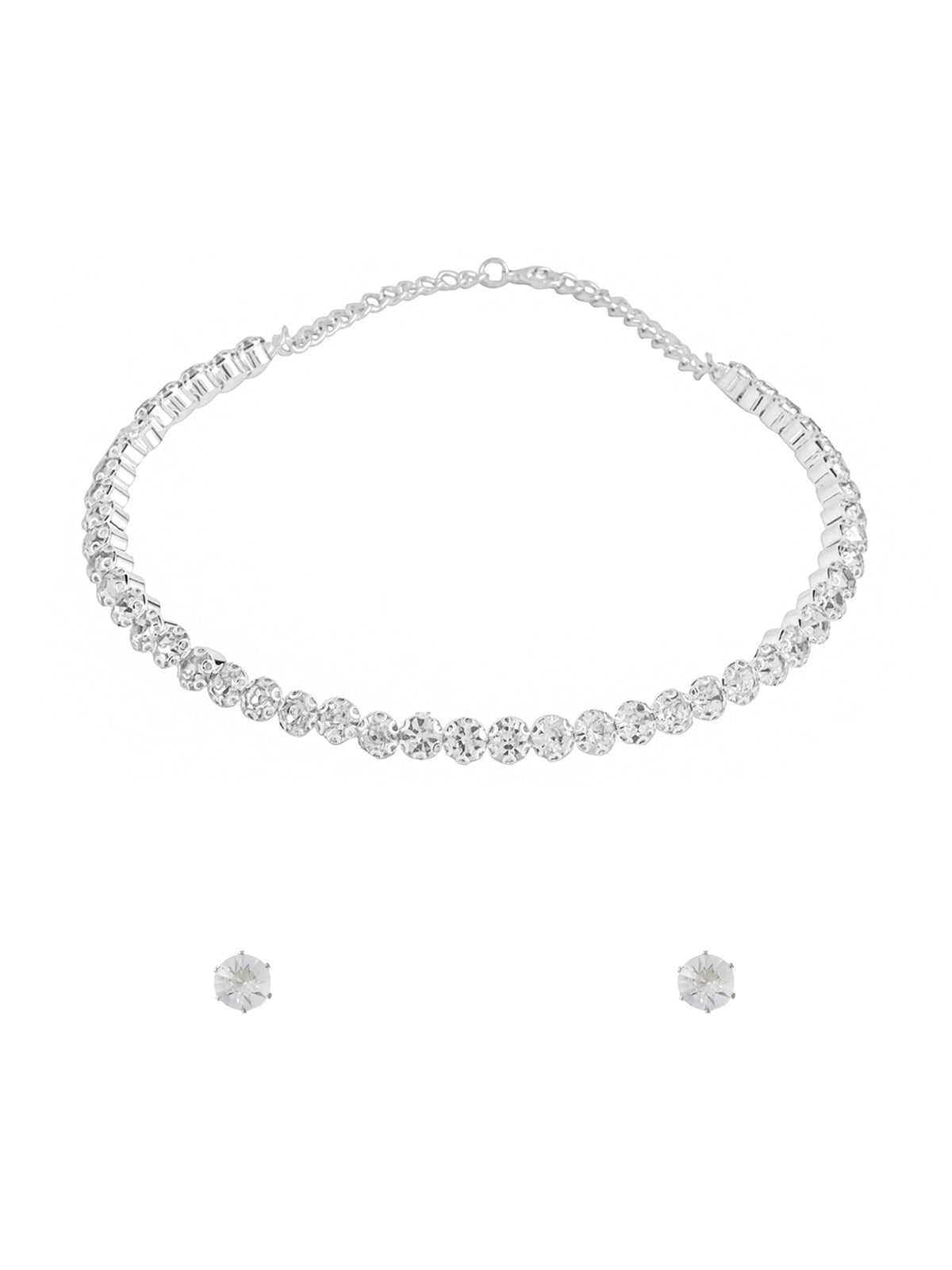 Yellow Chimes elegant necklace set - luxurious evening wear