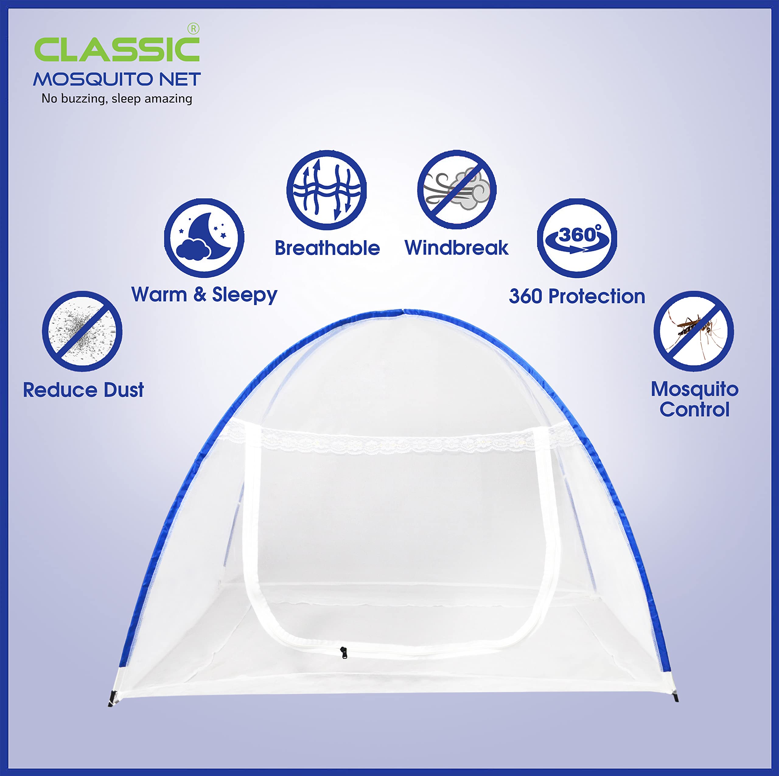 Classic Mosquito Net - Pink infant safety
