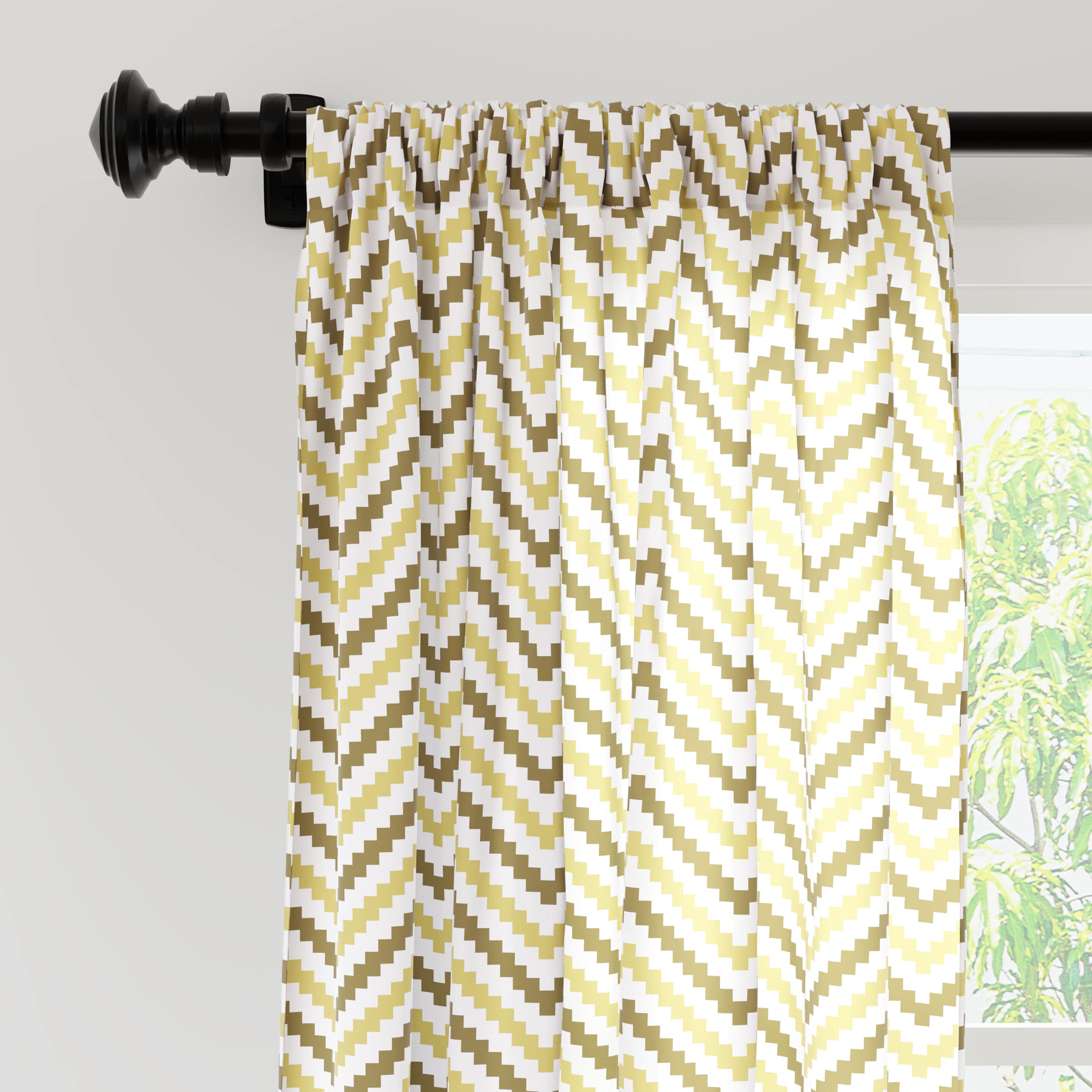 Encasa window curtain - elegant guest room decor