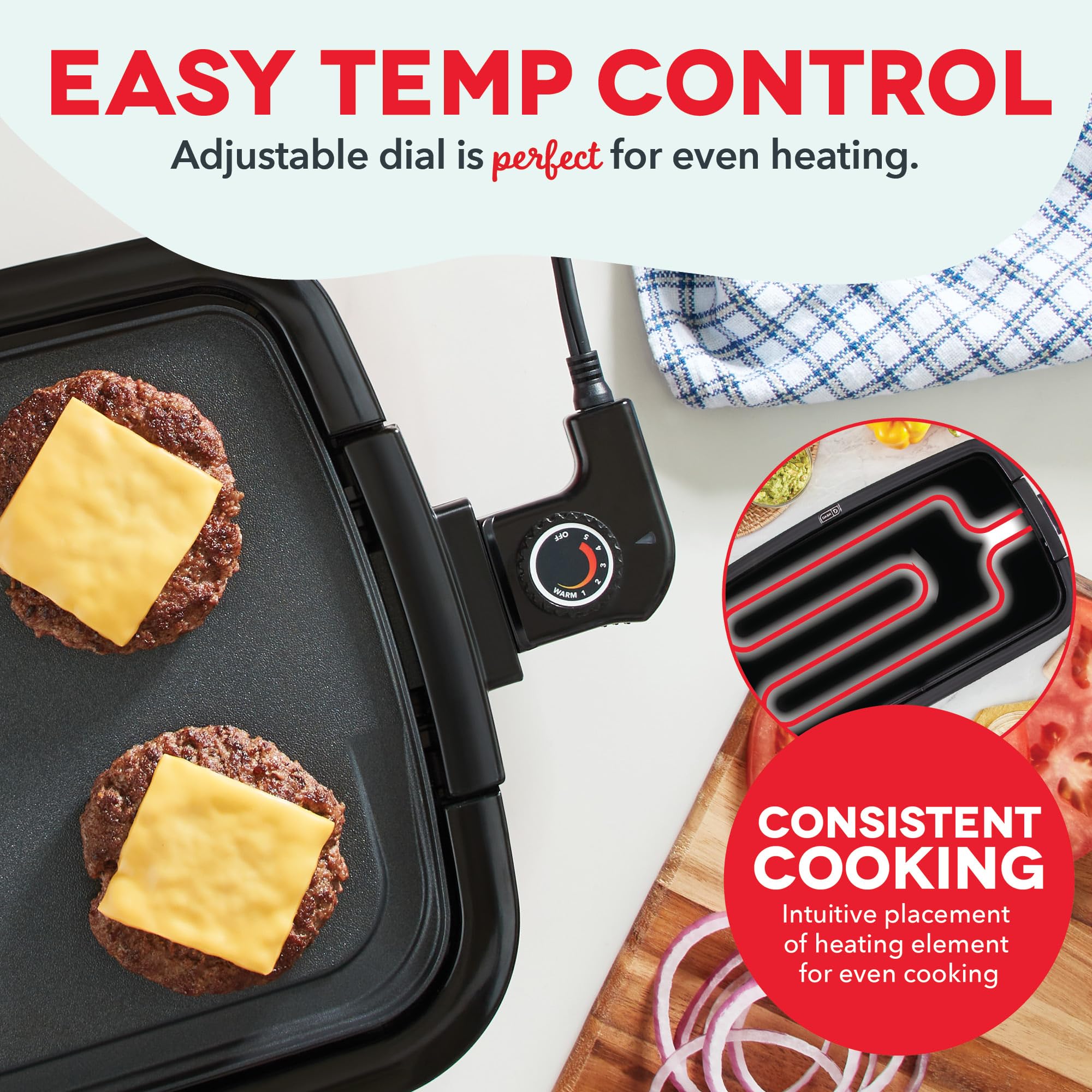 Dash large cooking pan - suitable for family meals