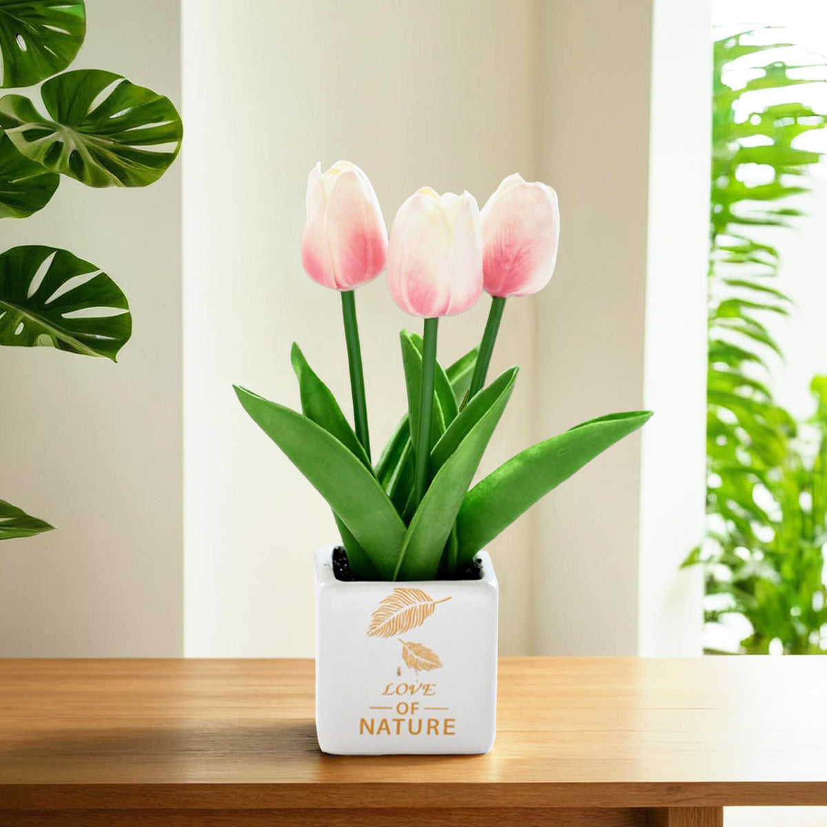 UMAI artificial tulip plant - easy maintenance home decor