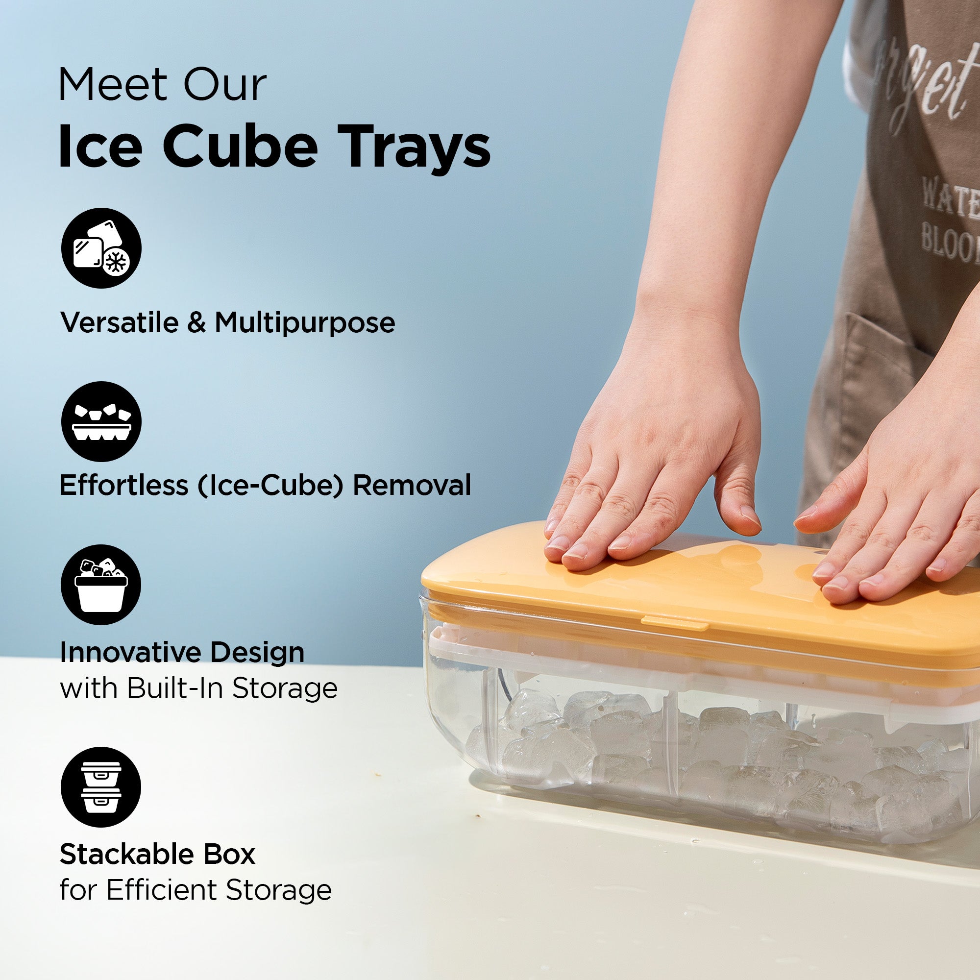 UMAI ice cube moulds - Convenient for outdoor picnics