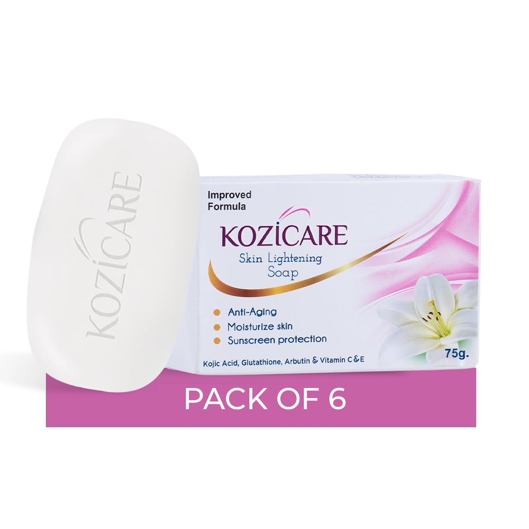 Kozicare Kojic Acid Soap Bars - Gift for friends and family