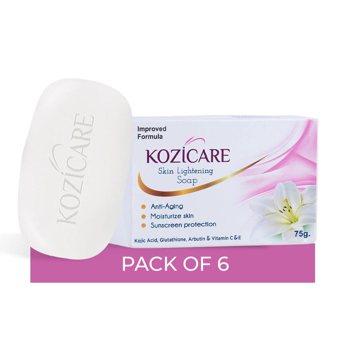 Kozicare Kojic Acid Soap Bars - Gift for friends and family
