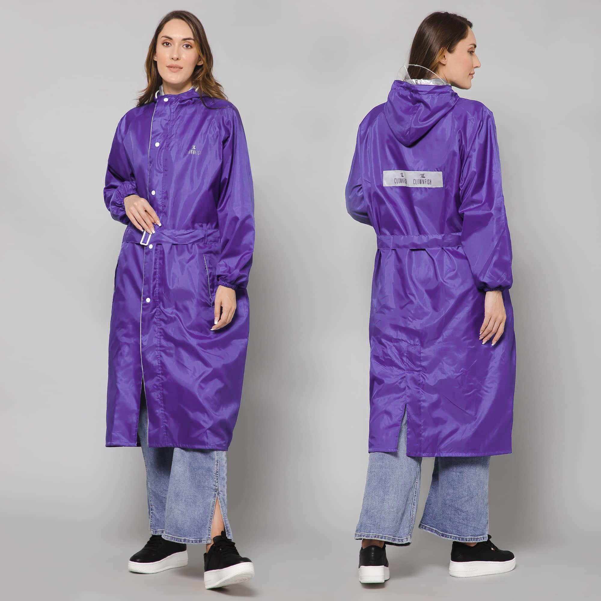 Clownfish Purple Waterproof Coat - Travel Essentials