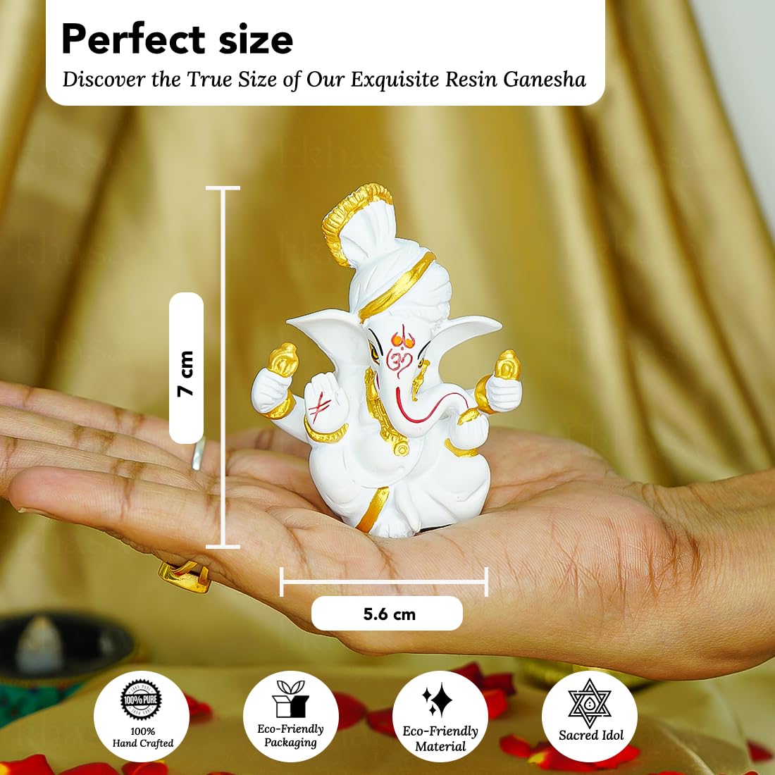 Ekhasa Ganesh Idol - spiritual decor for office desk