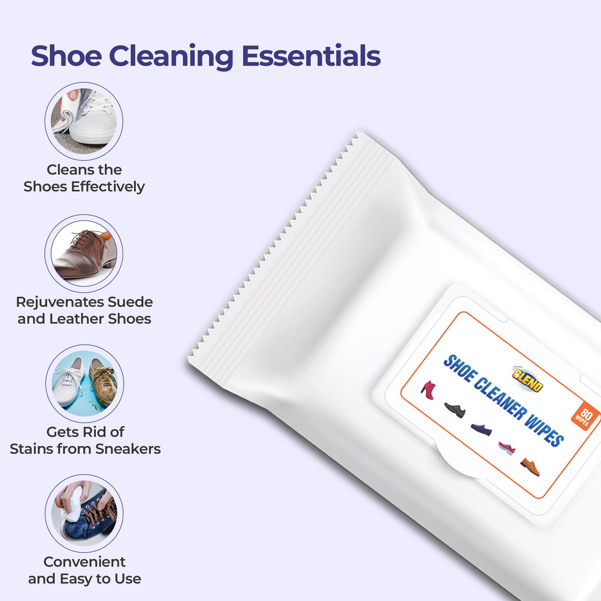 Cleno shoe cleaner - Convenient for kids' footwear